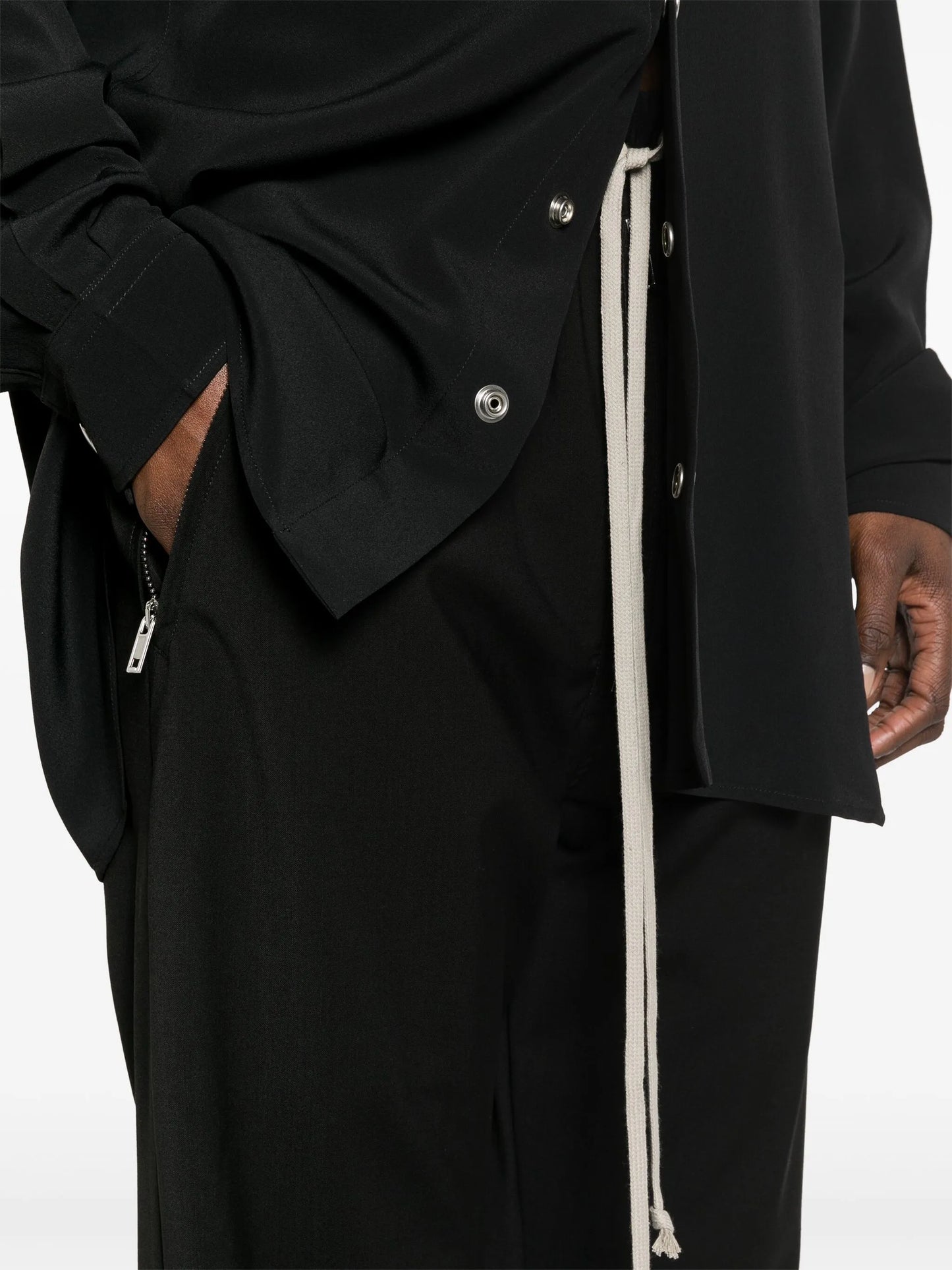 drawstring-waist track pants