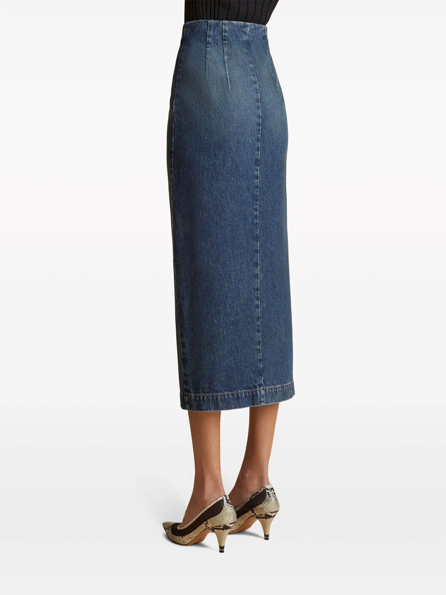 The Ruly denim midi skirt