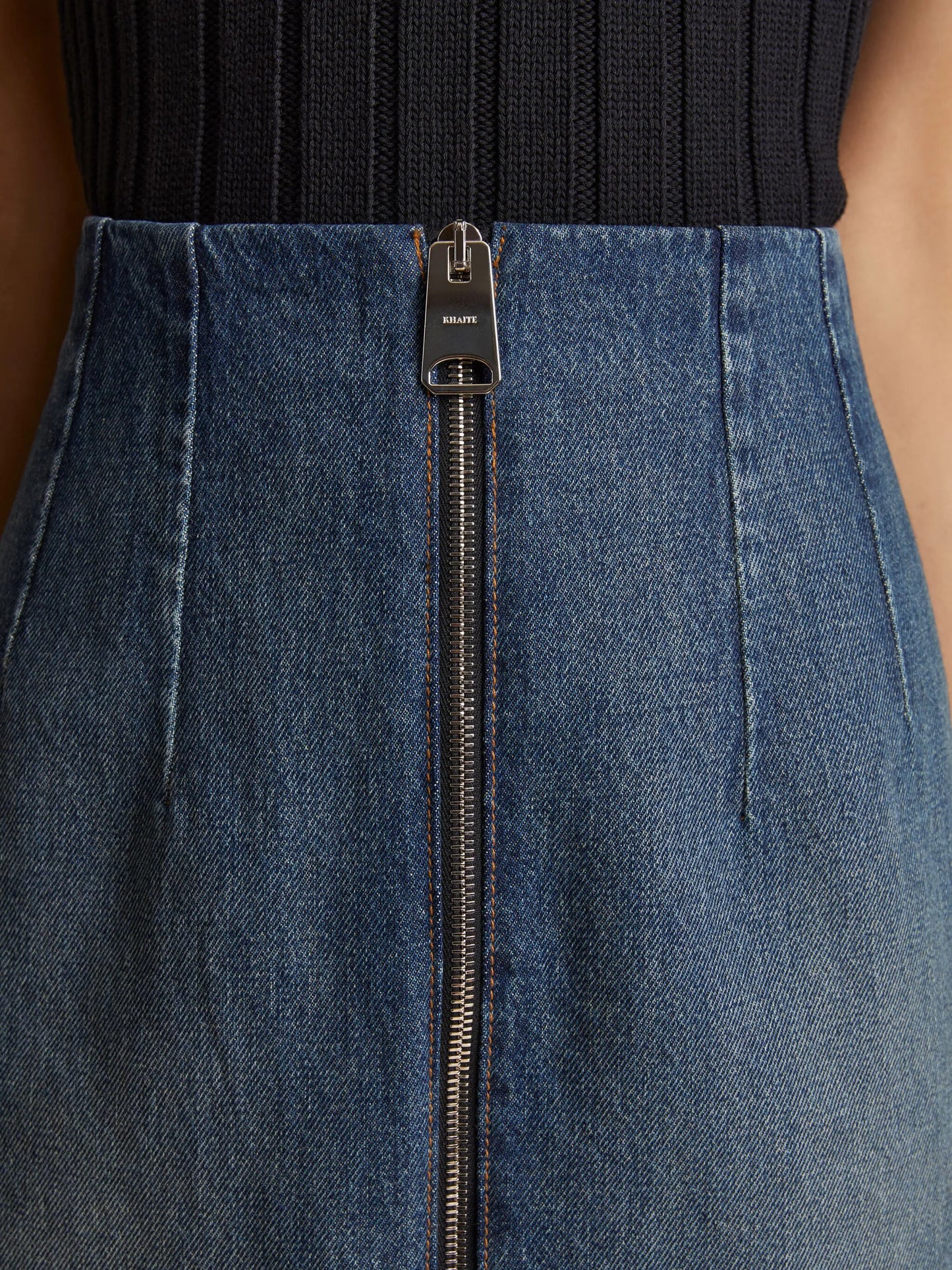 The Ruly denim midi skirt