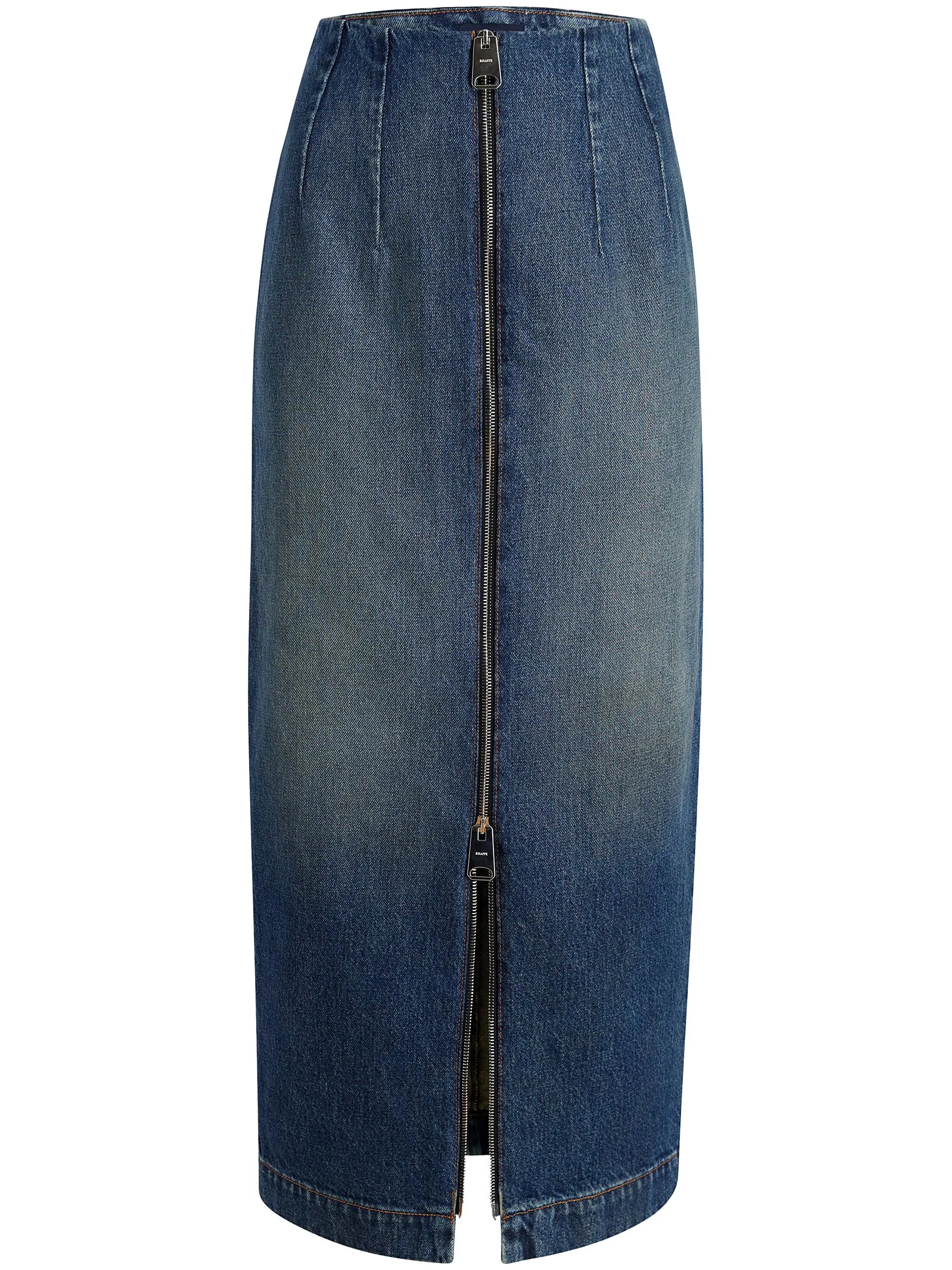The Ruly denim midi skirt