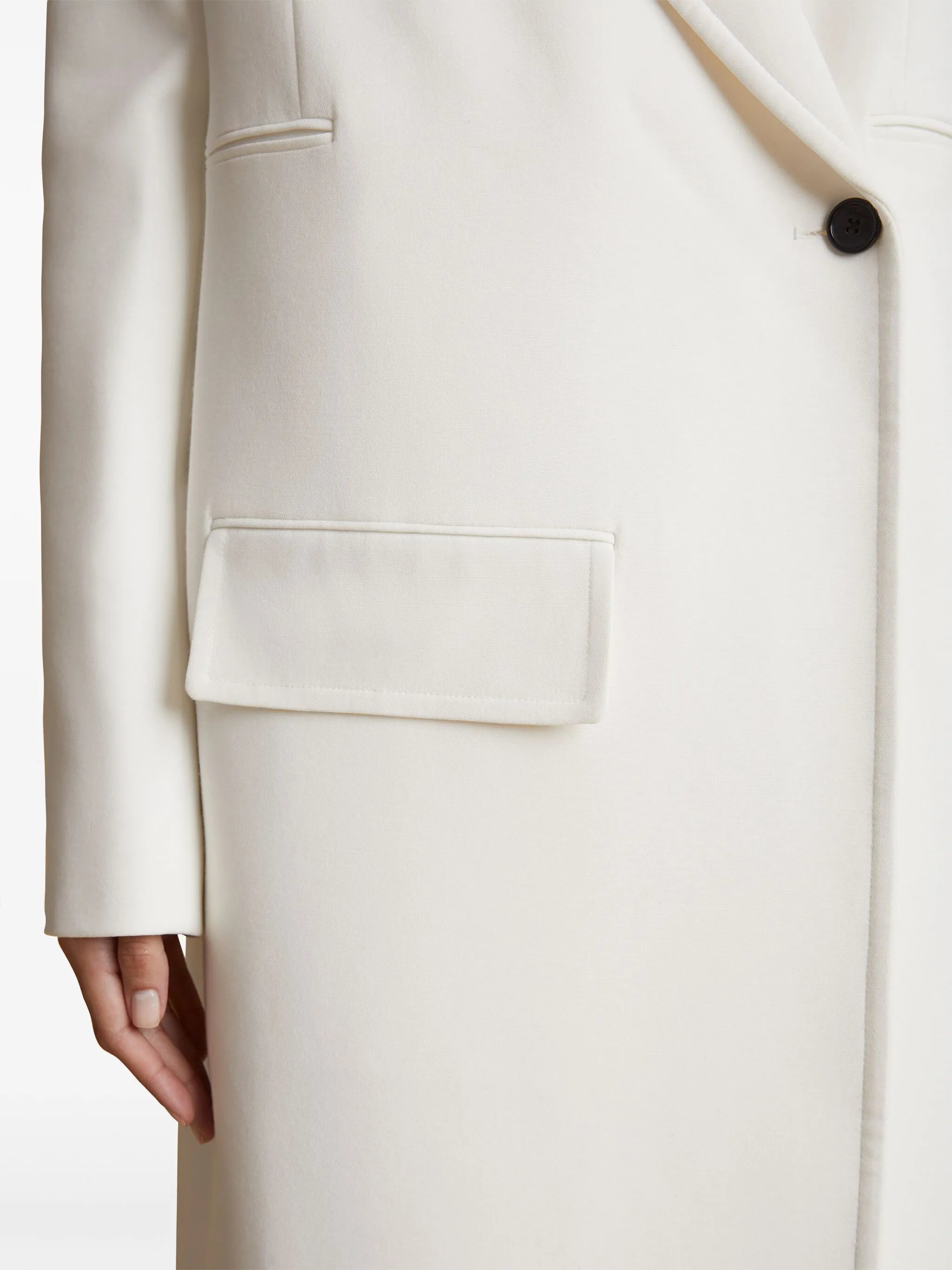 Cobble double-breasted long coat