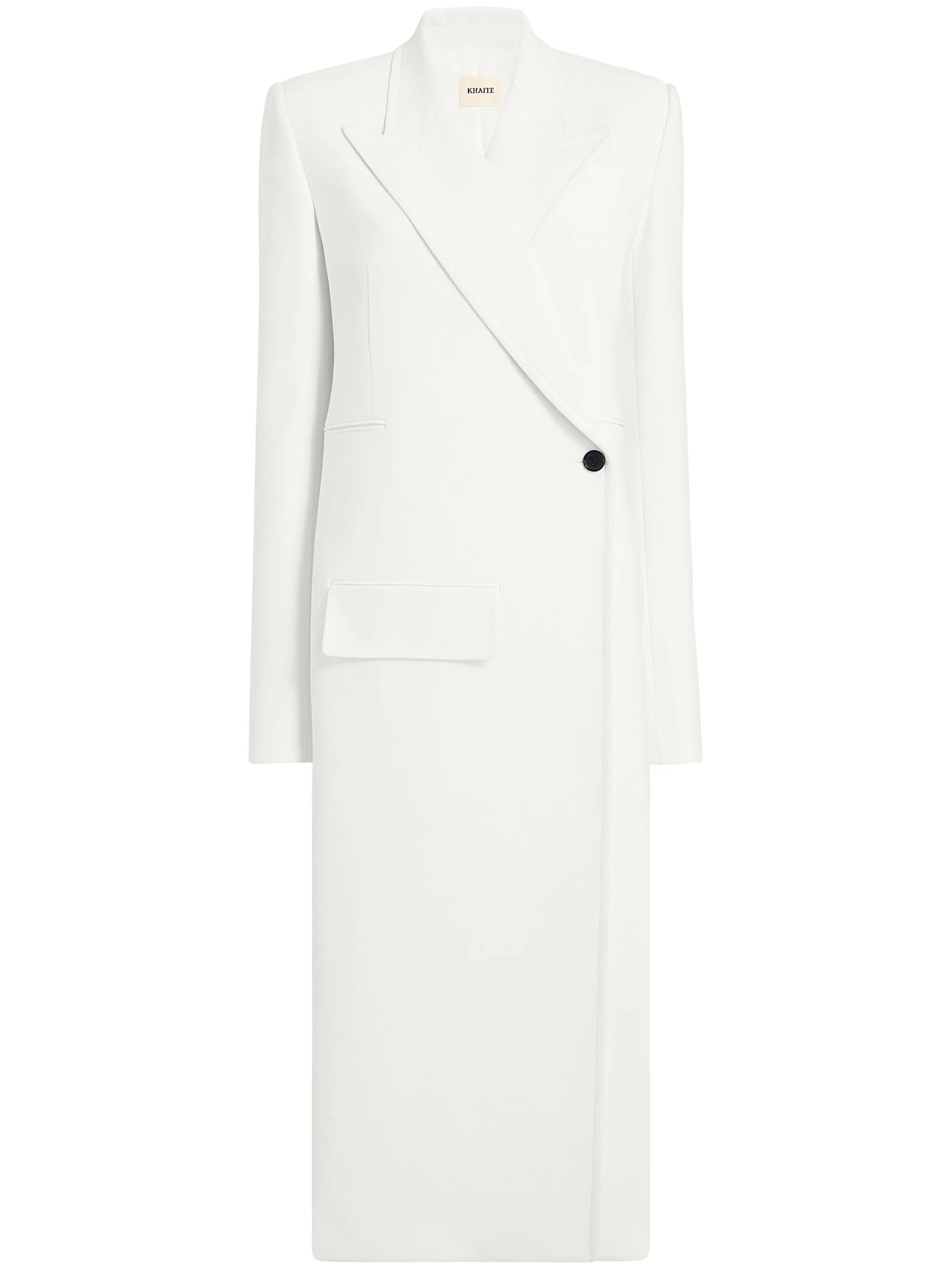 Cobble double-breasted long coat
