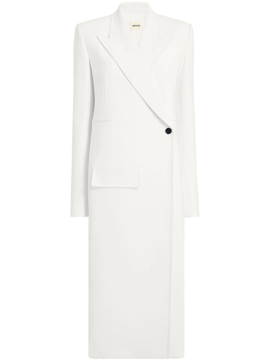 Cobble double-breasted long coat