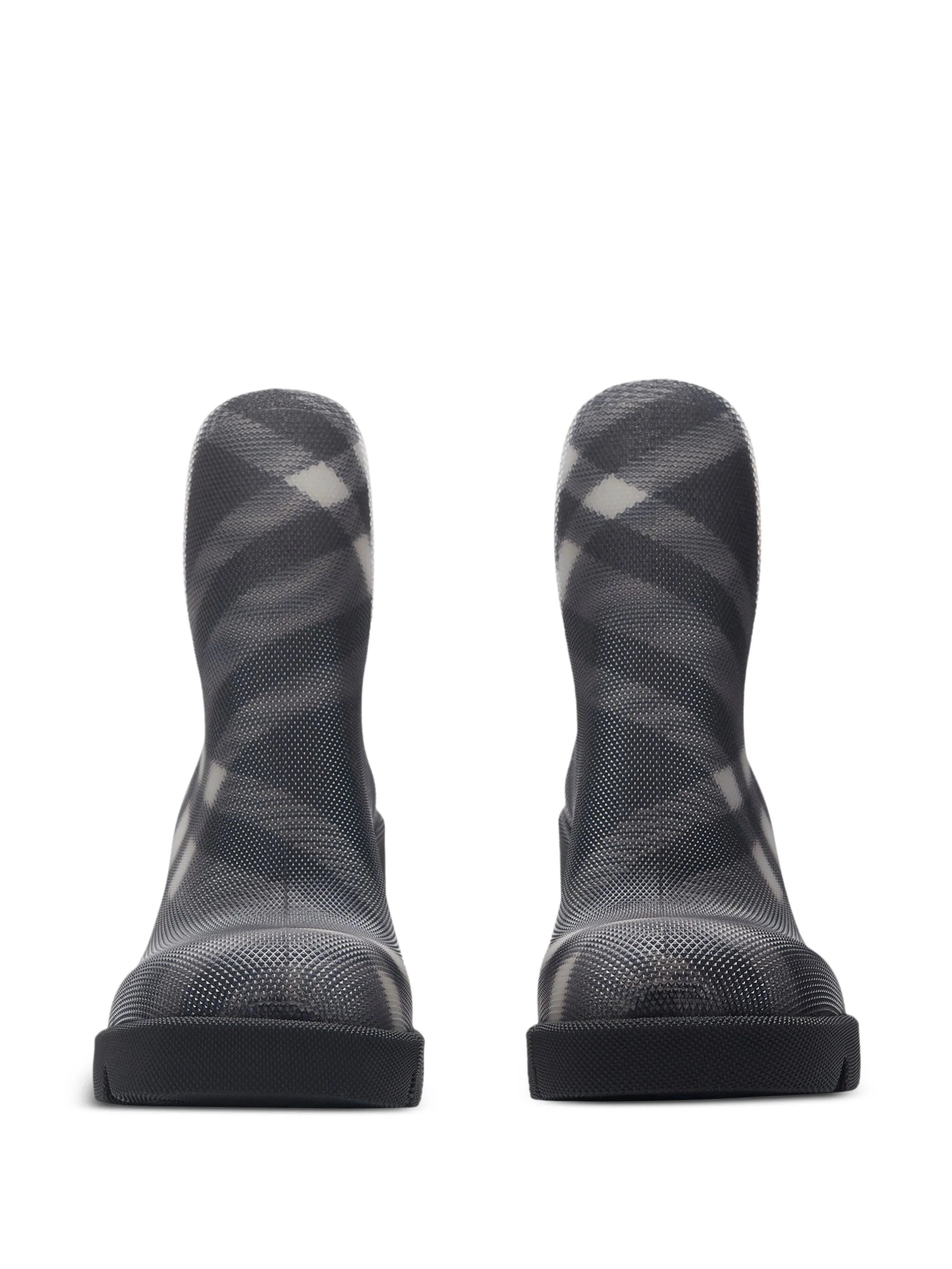 Marsh check-pattern boots