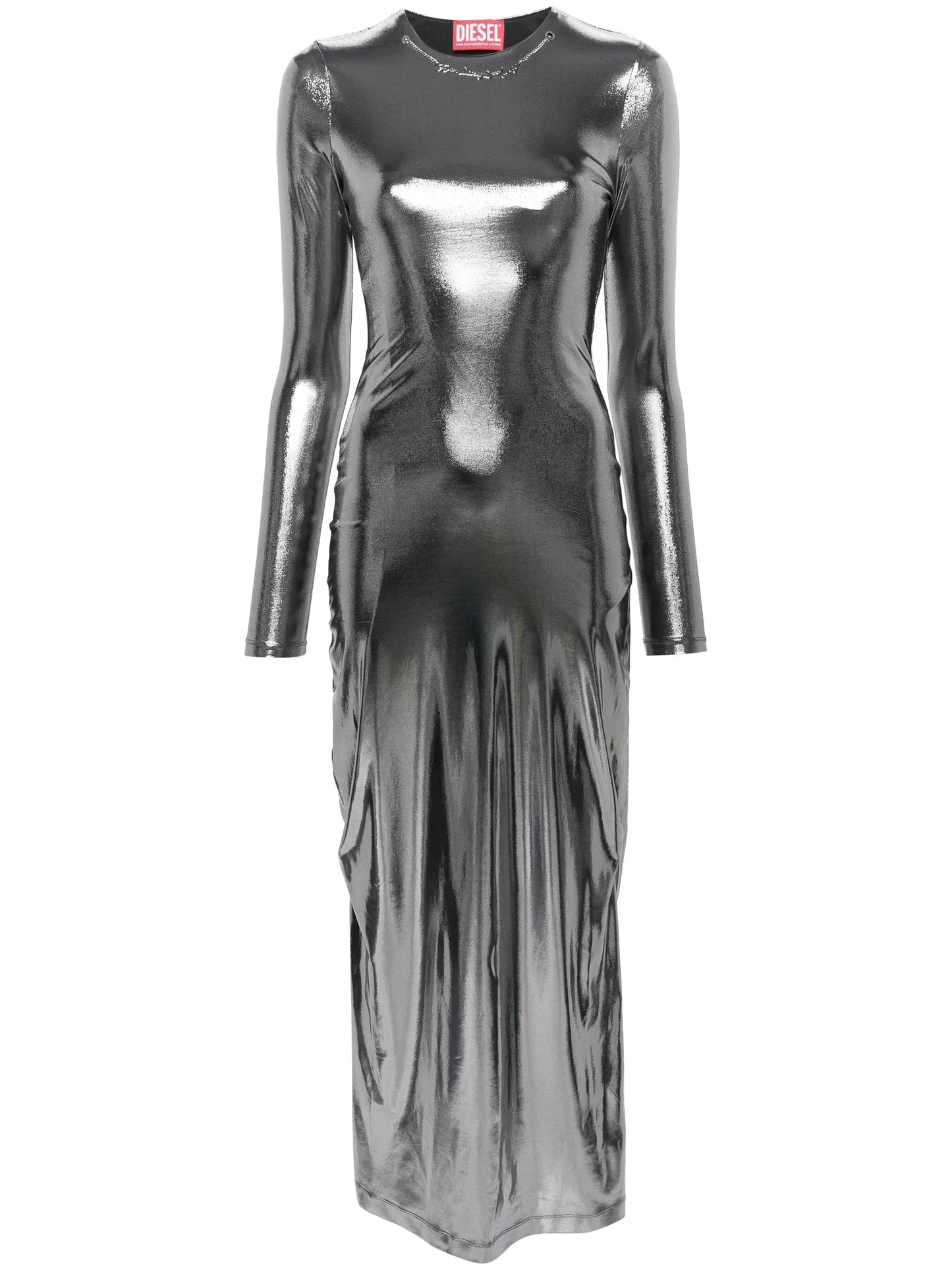 D-Mathi metallic maxi dress