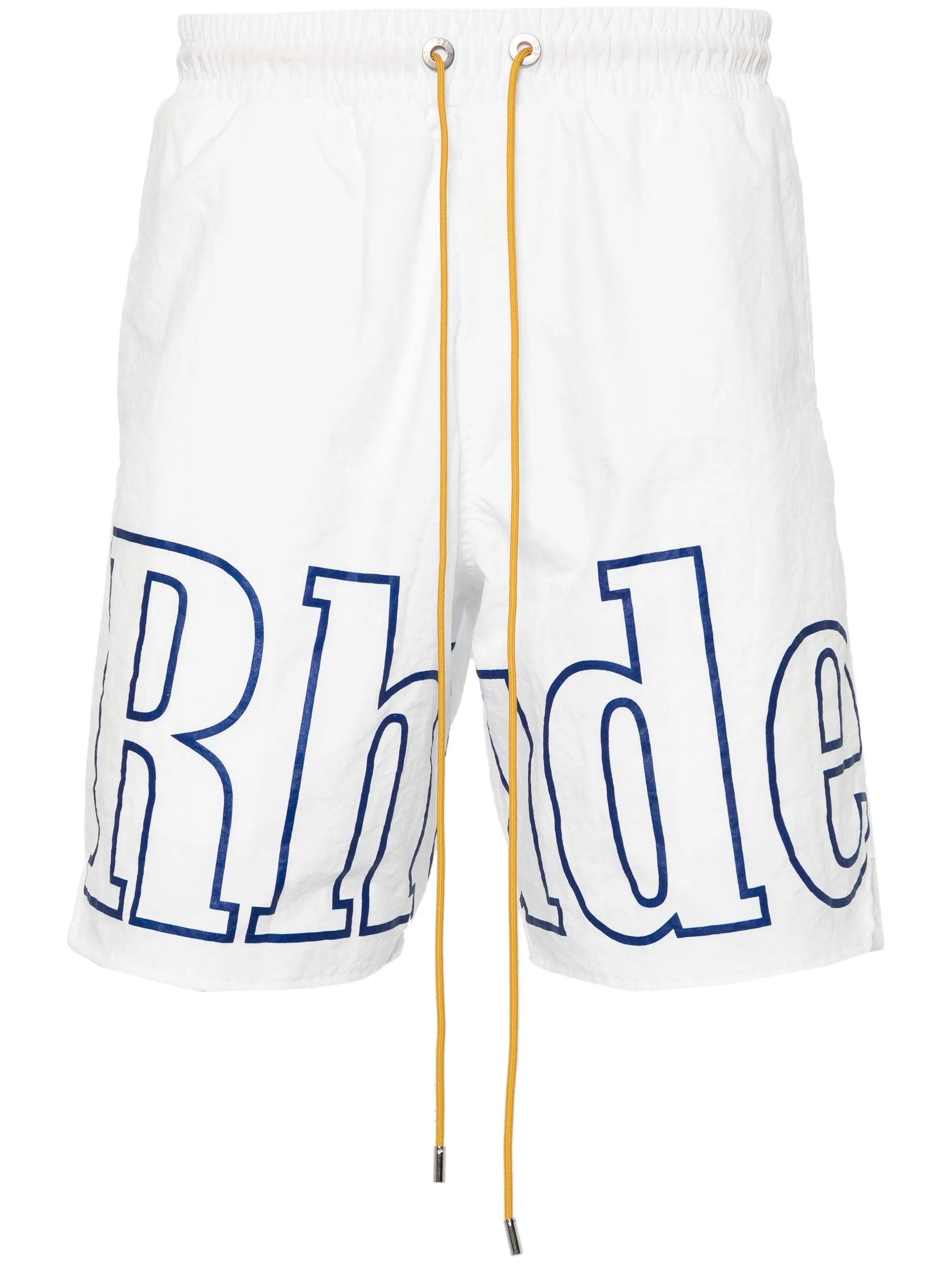 logo-print track shorts