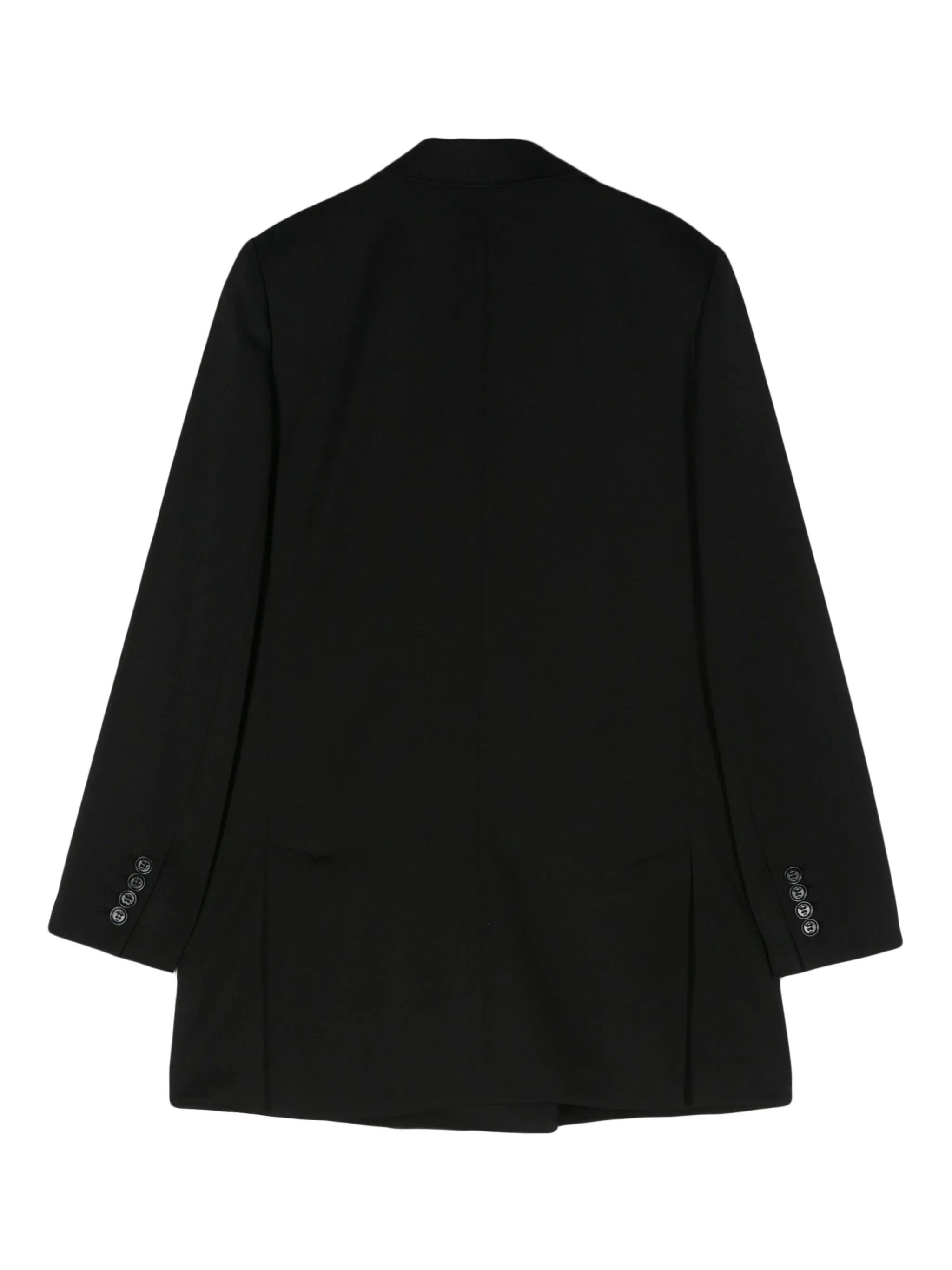 double-breasted wool-blend blazer