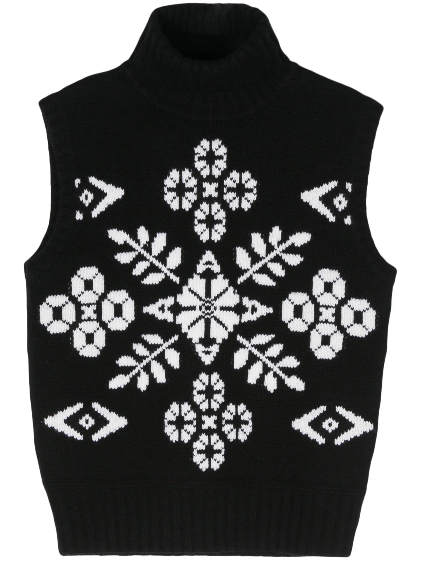 Vivy patterned-jacquard top