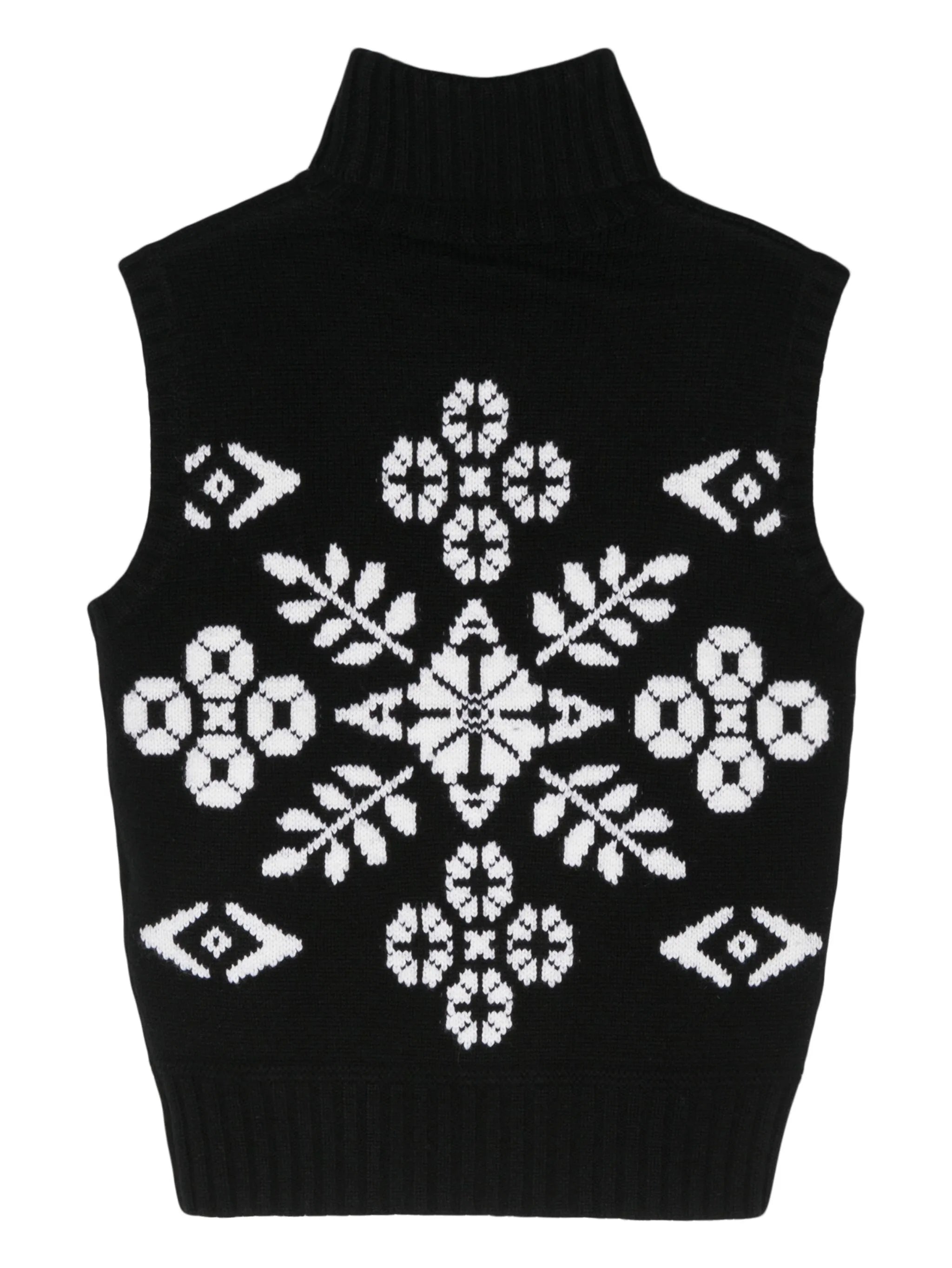 Vivy patterned-jacquard top