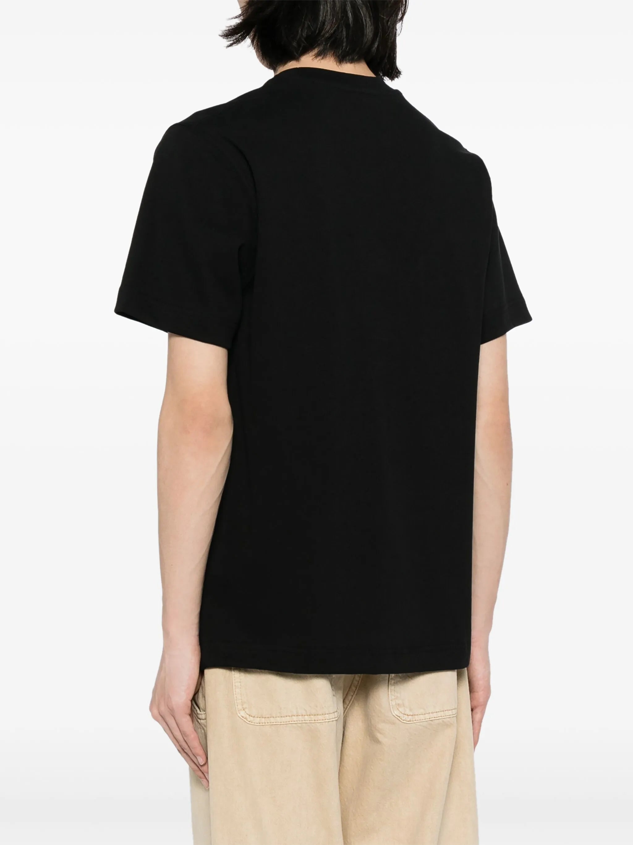logo-patch cotton T-shirt