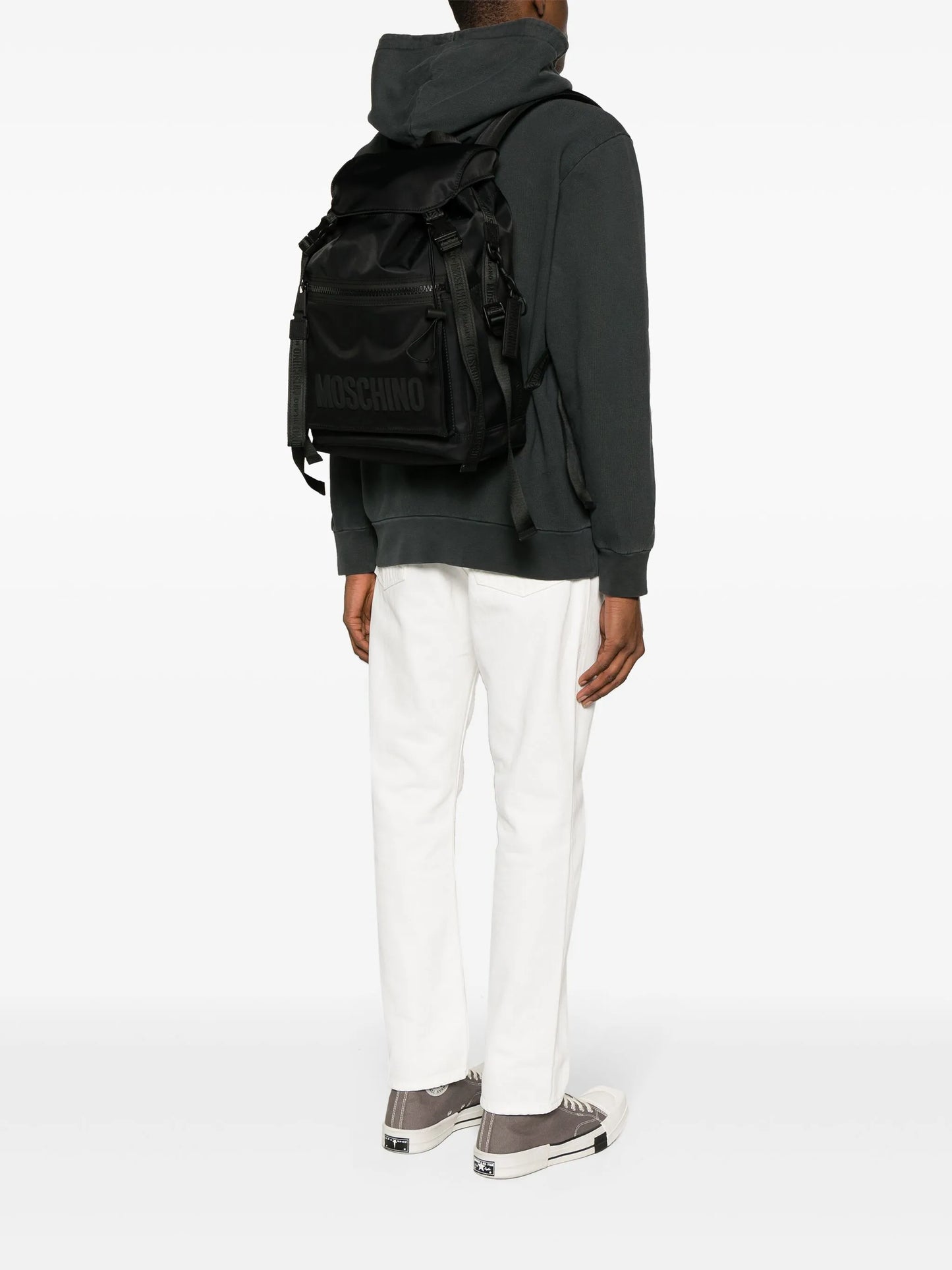 logo-appliqué backpack