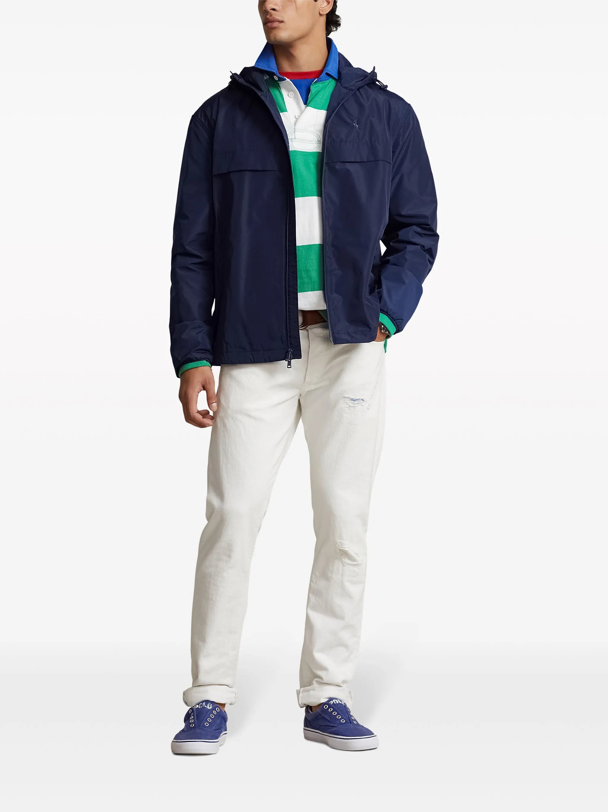Polo Pony-embroidered windbreaker