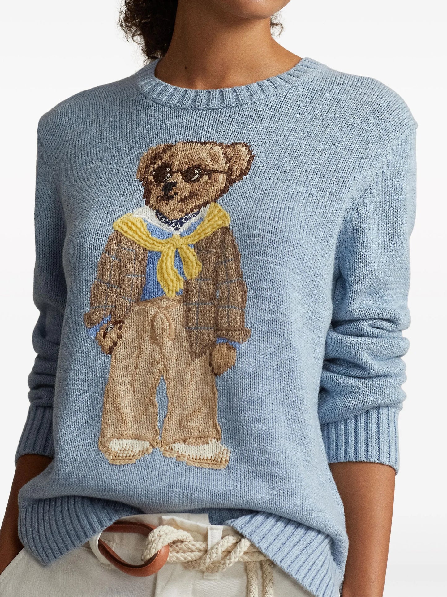 Polo Bear cotton jumper