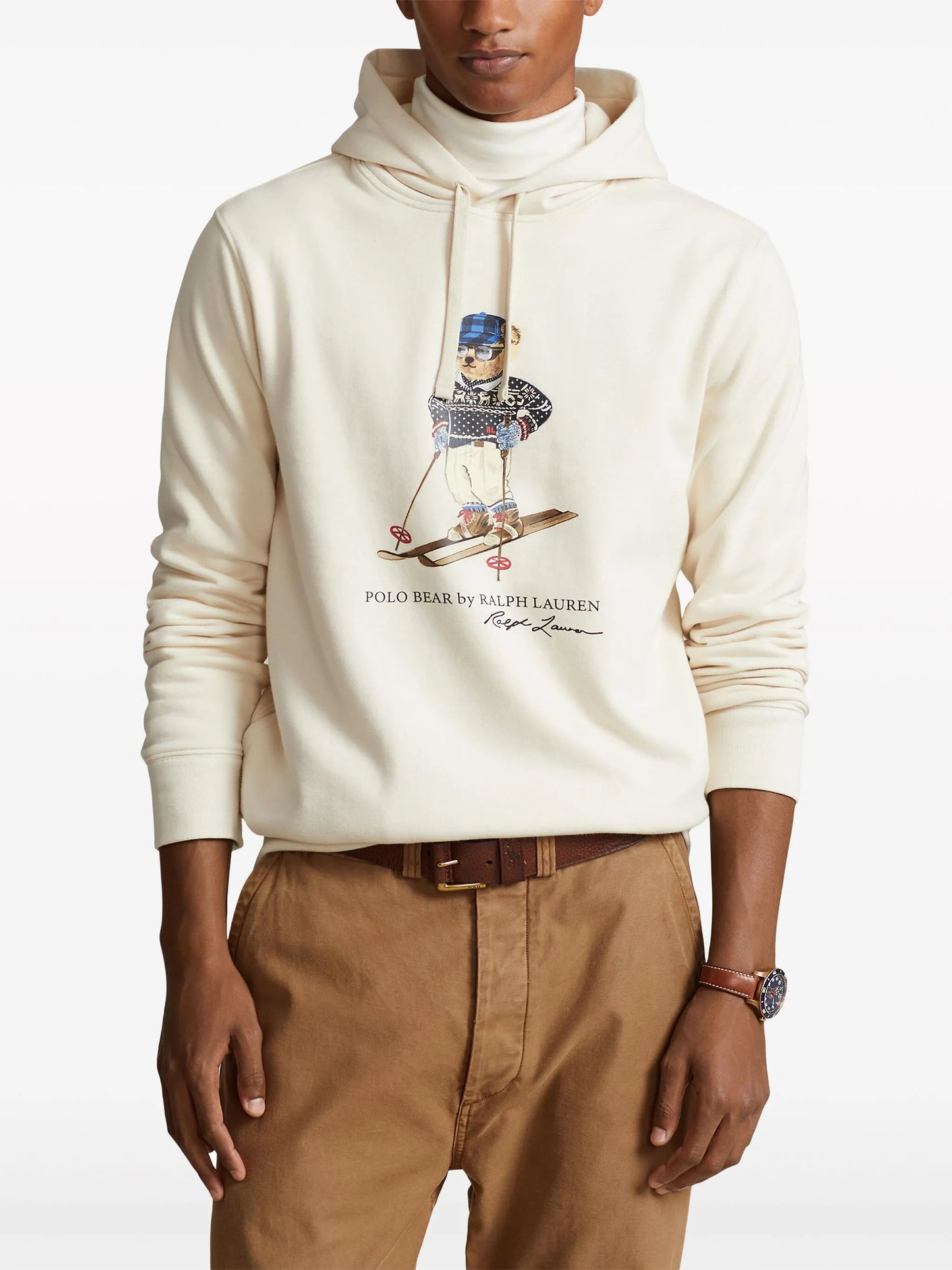 Polo Bear drawstring hoodie