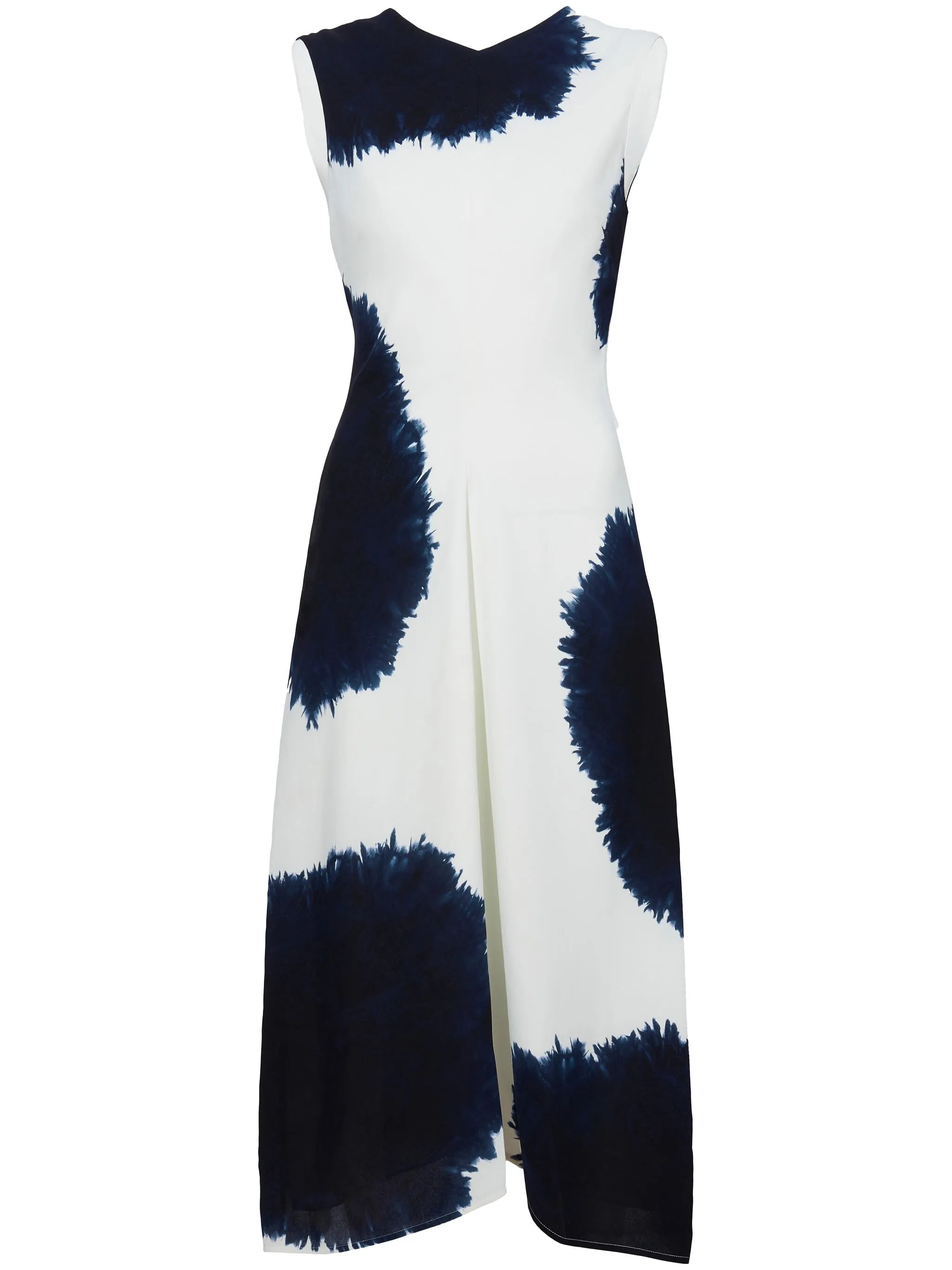 Ella Dress In Printed Viscose Crepe