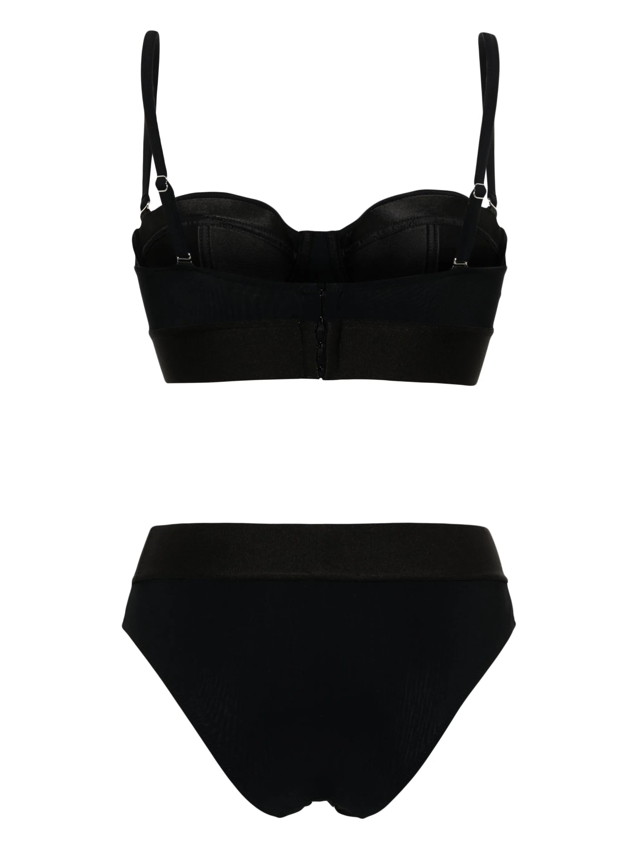 logo-band half-cup bikini