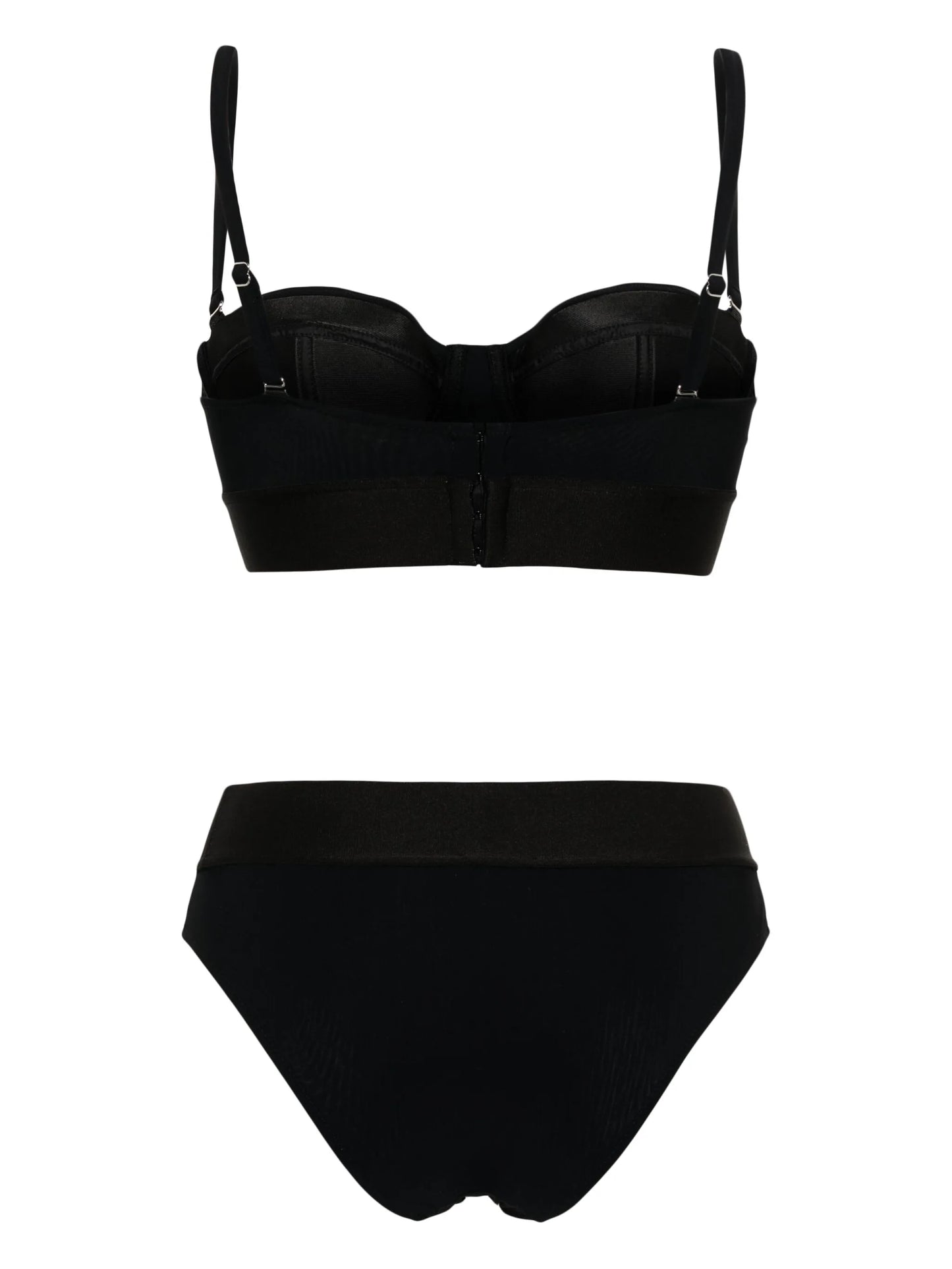 logo-band half-cup bikini