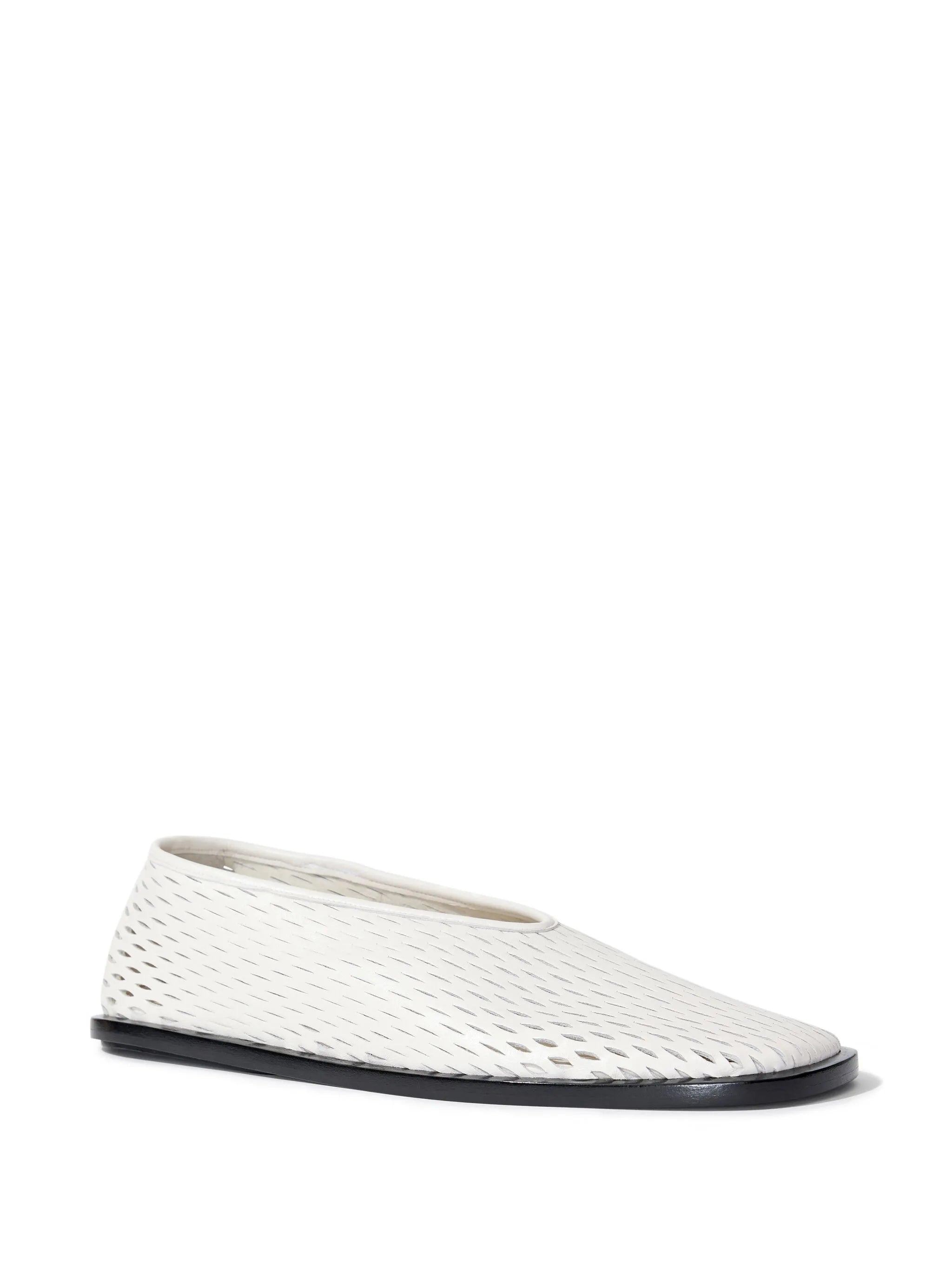 Square perforated slippers