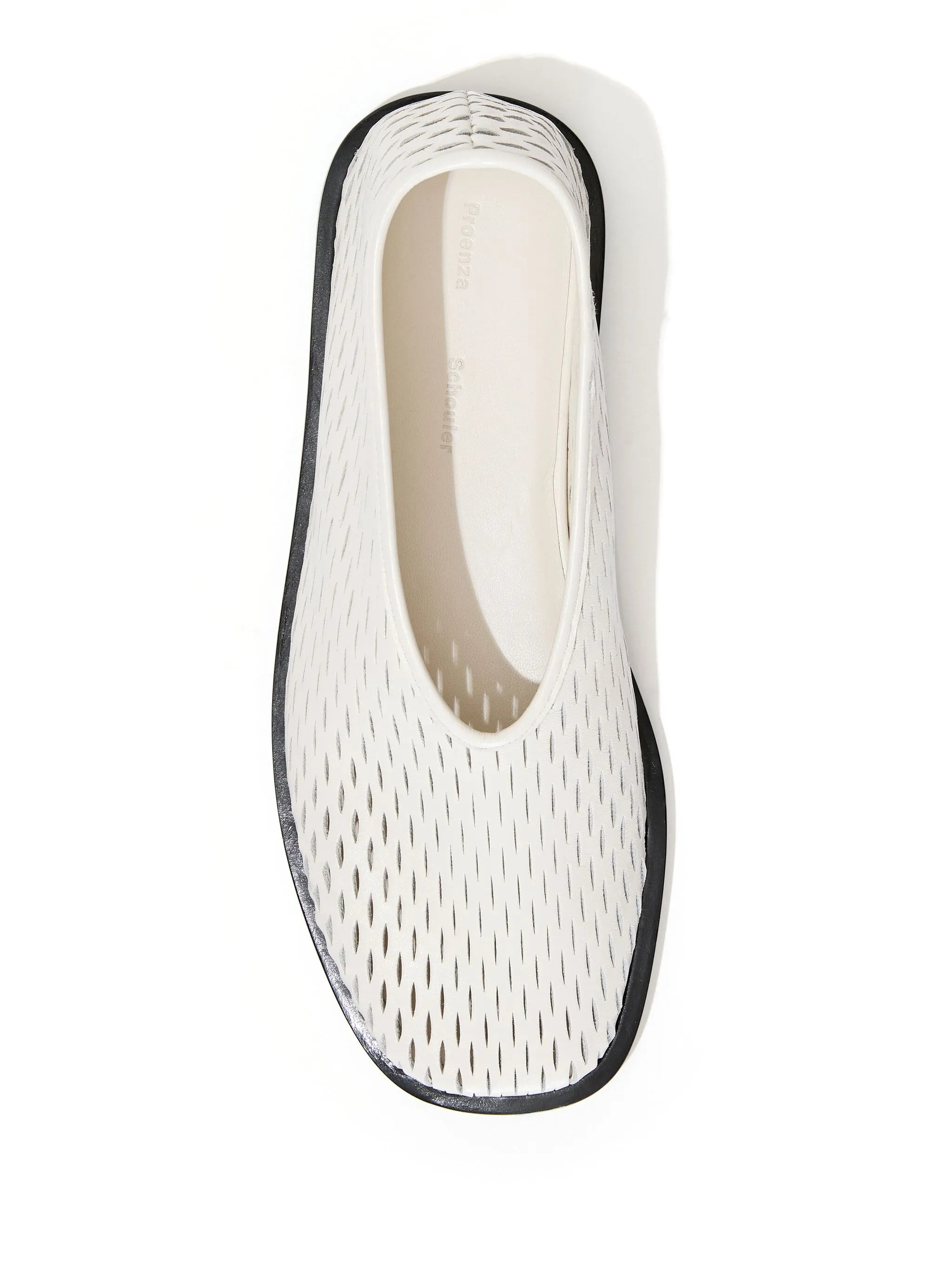 Square perforated slippers