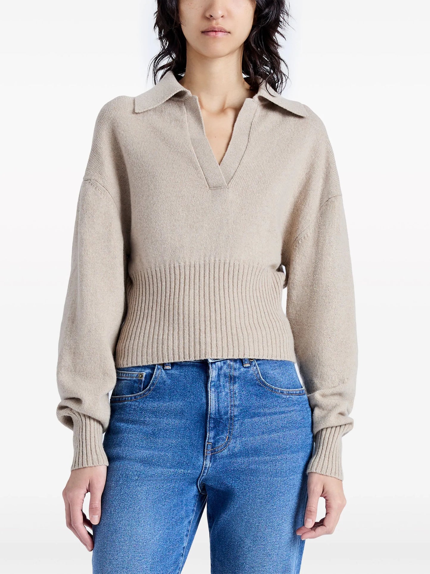 Jeanne cashmere polo jumper