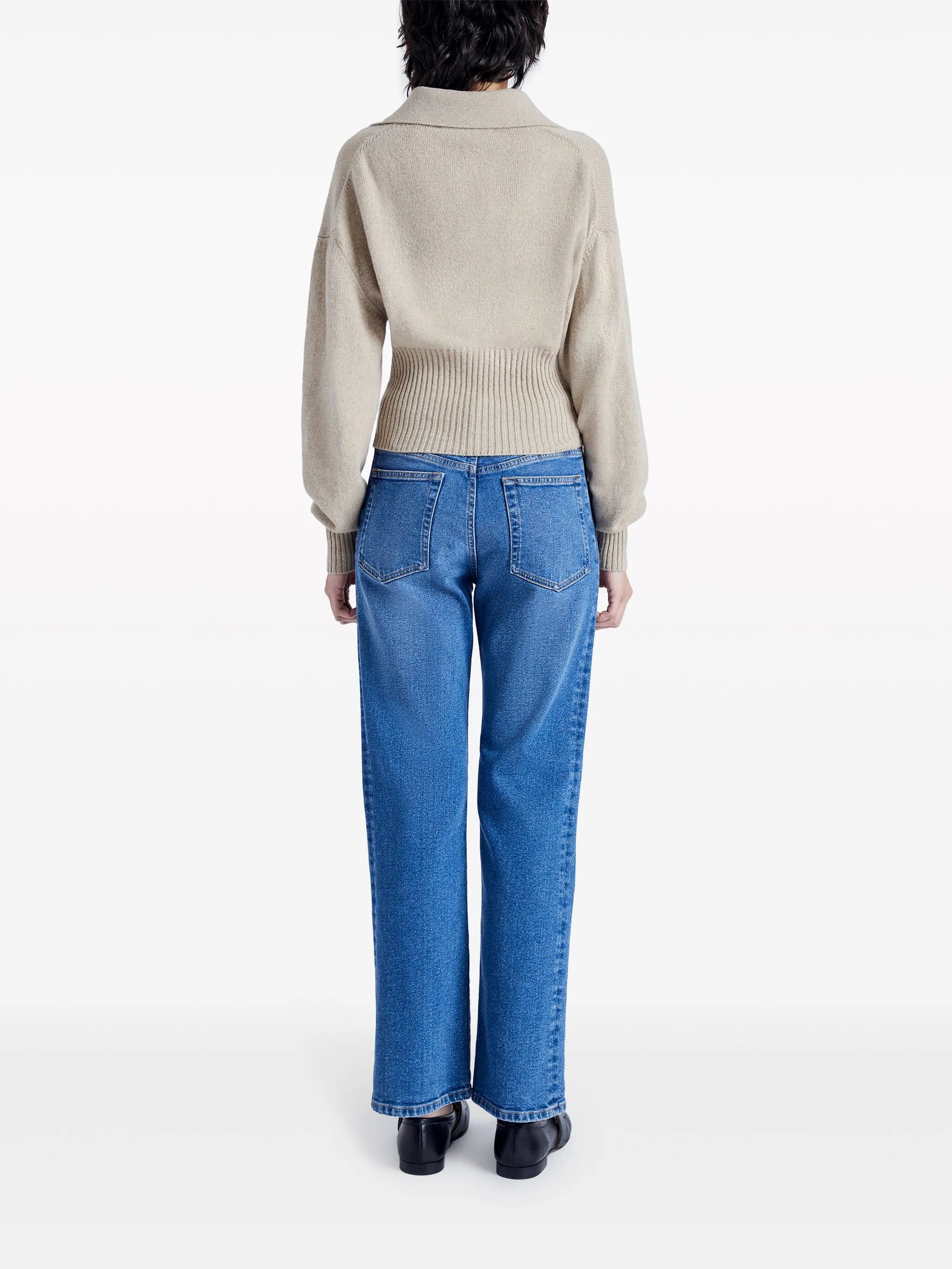 Jeanne cashmere polo jumper