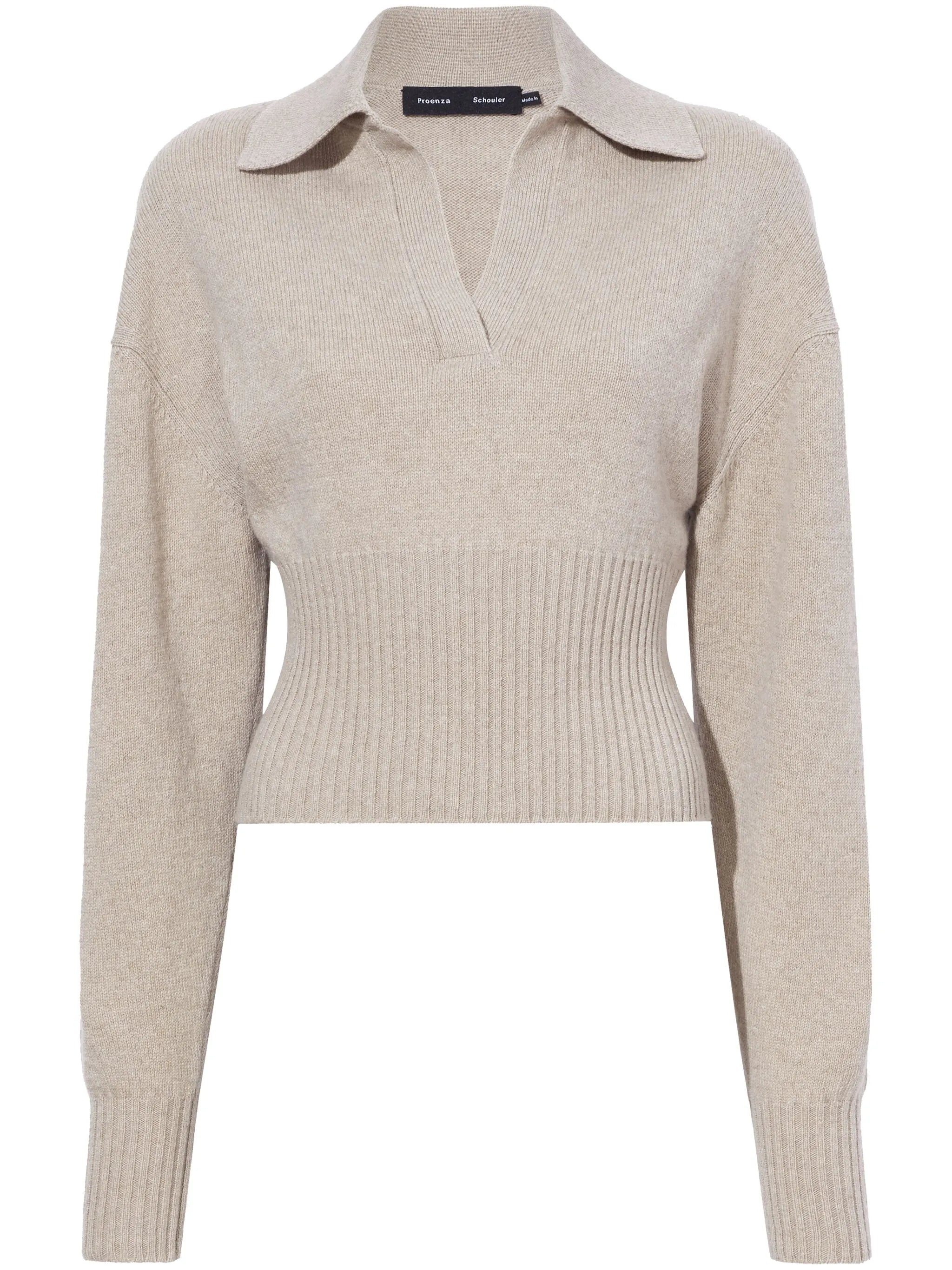 Jeanne cashmere polo jumper