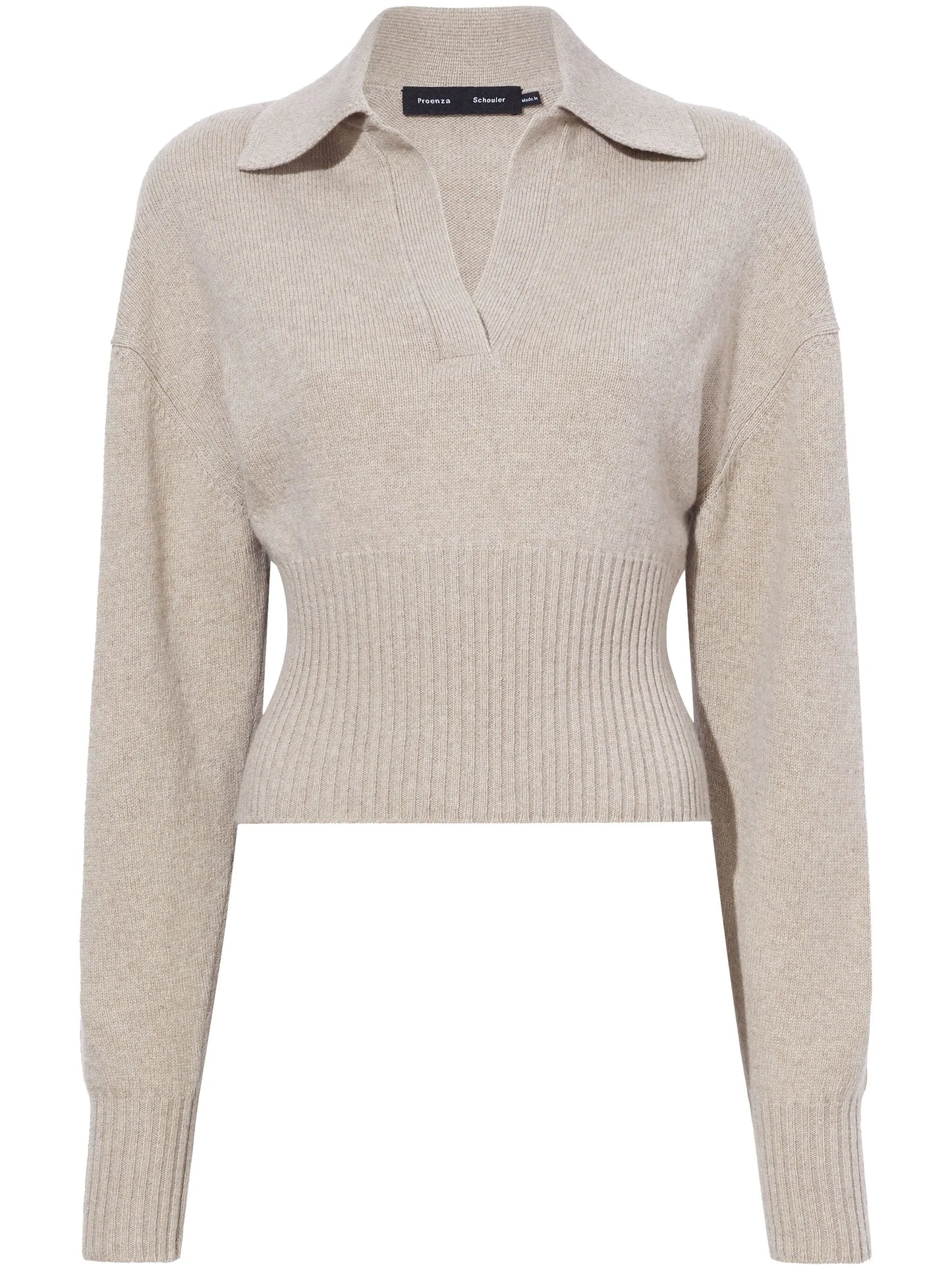 Jeanne cashmere polo jumper