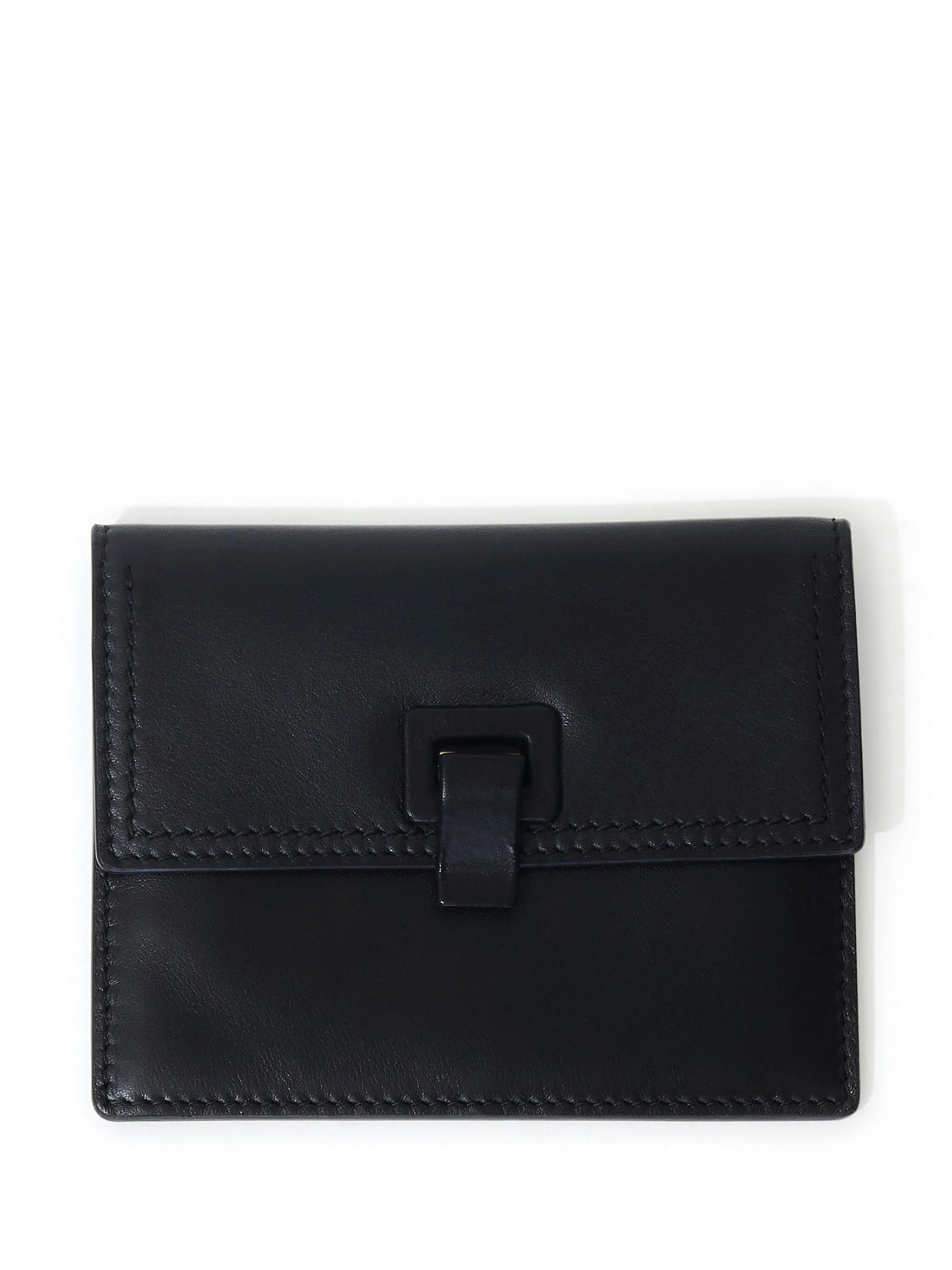 logo-debossed leather belt bag