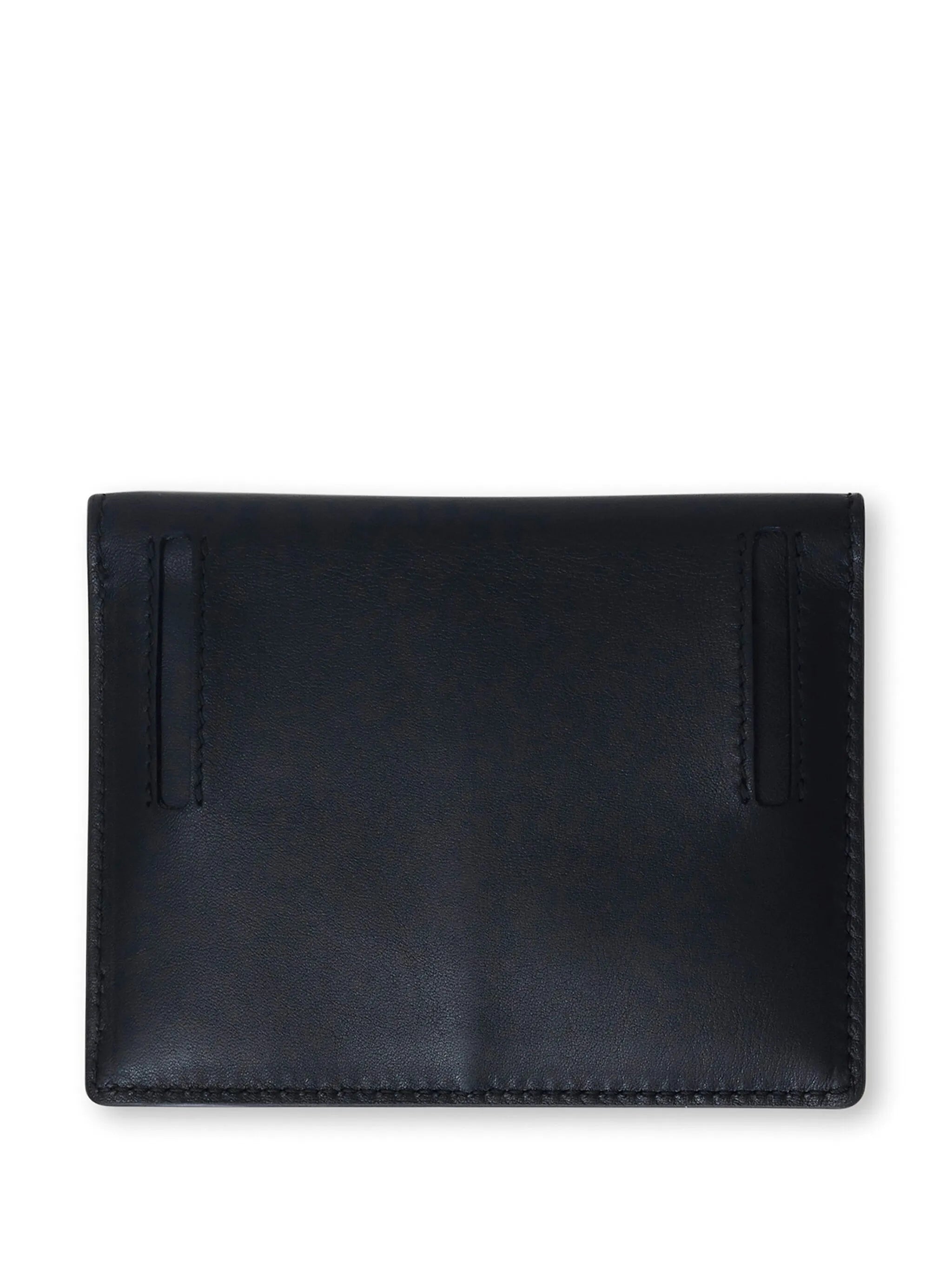 logo-debossed leather belt bag