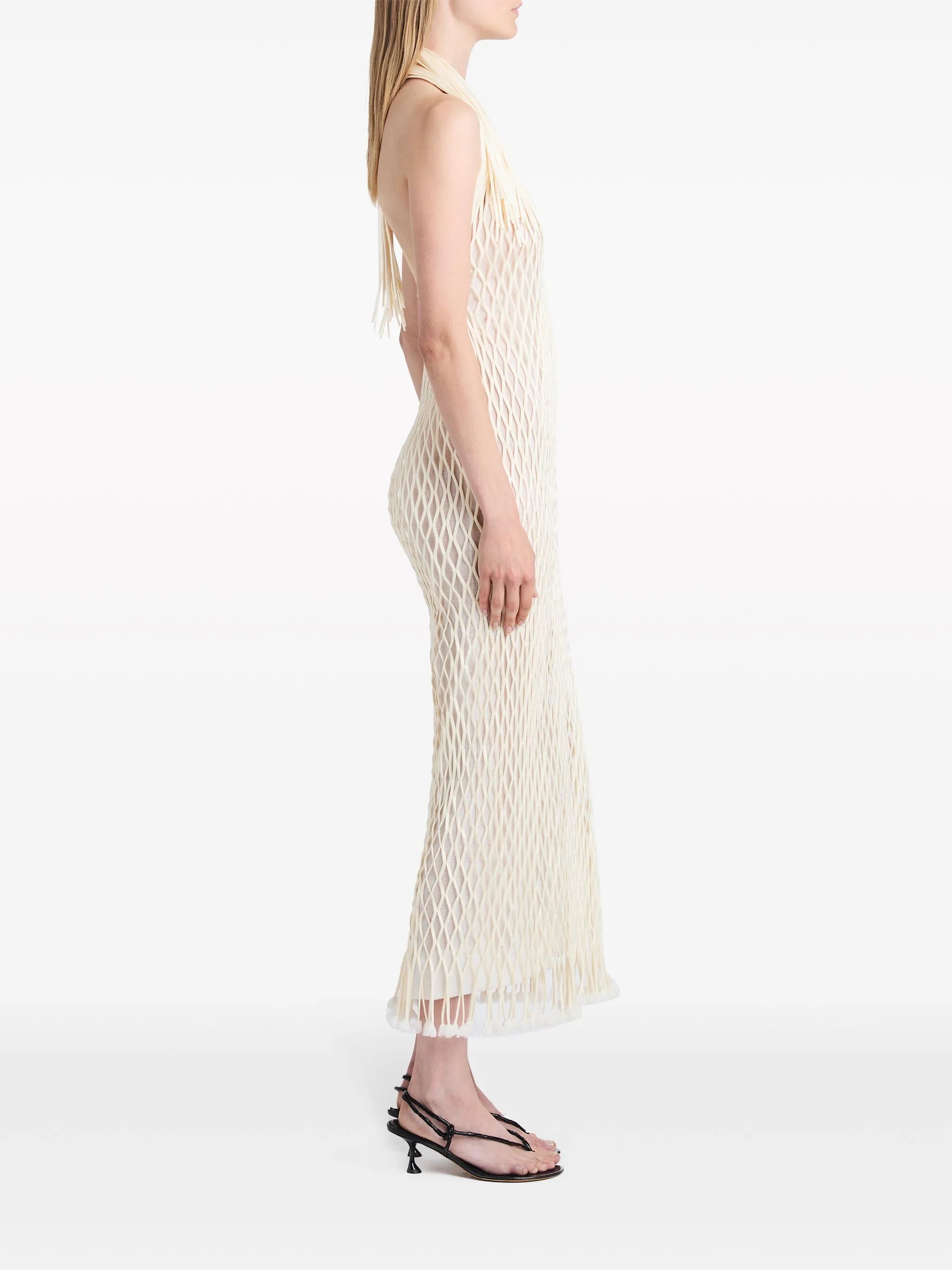 Zora halterneck maxi dress