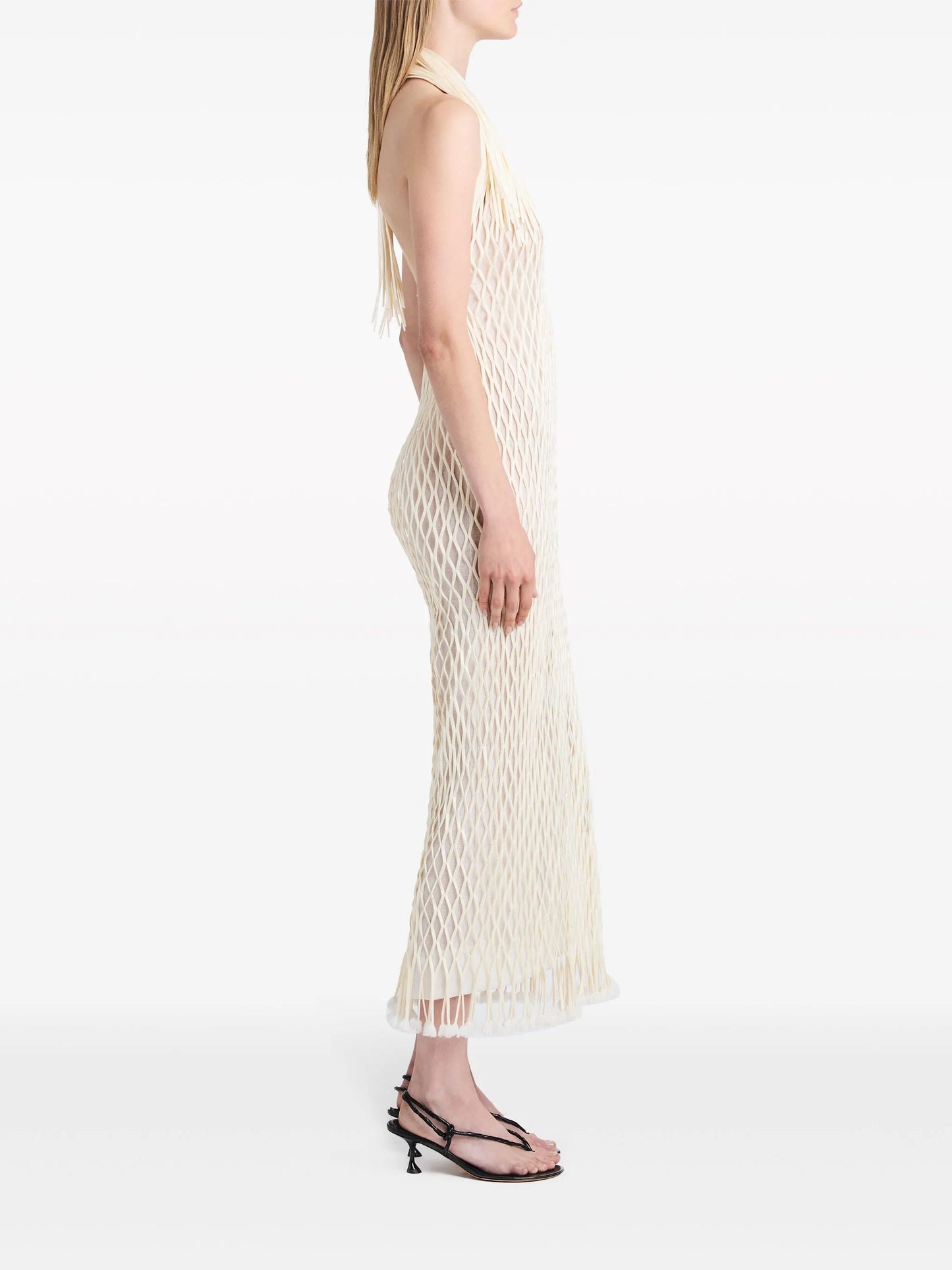 Zora halterneck maxi dress