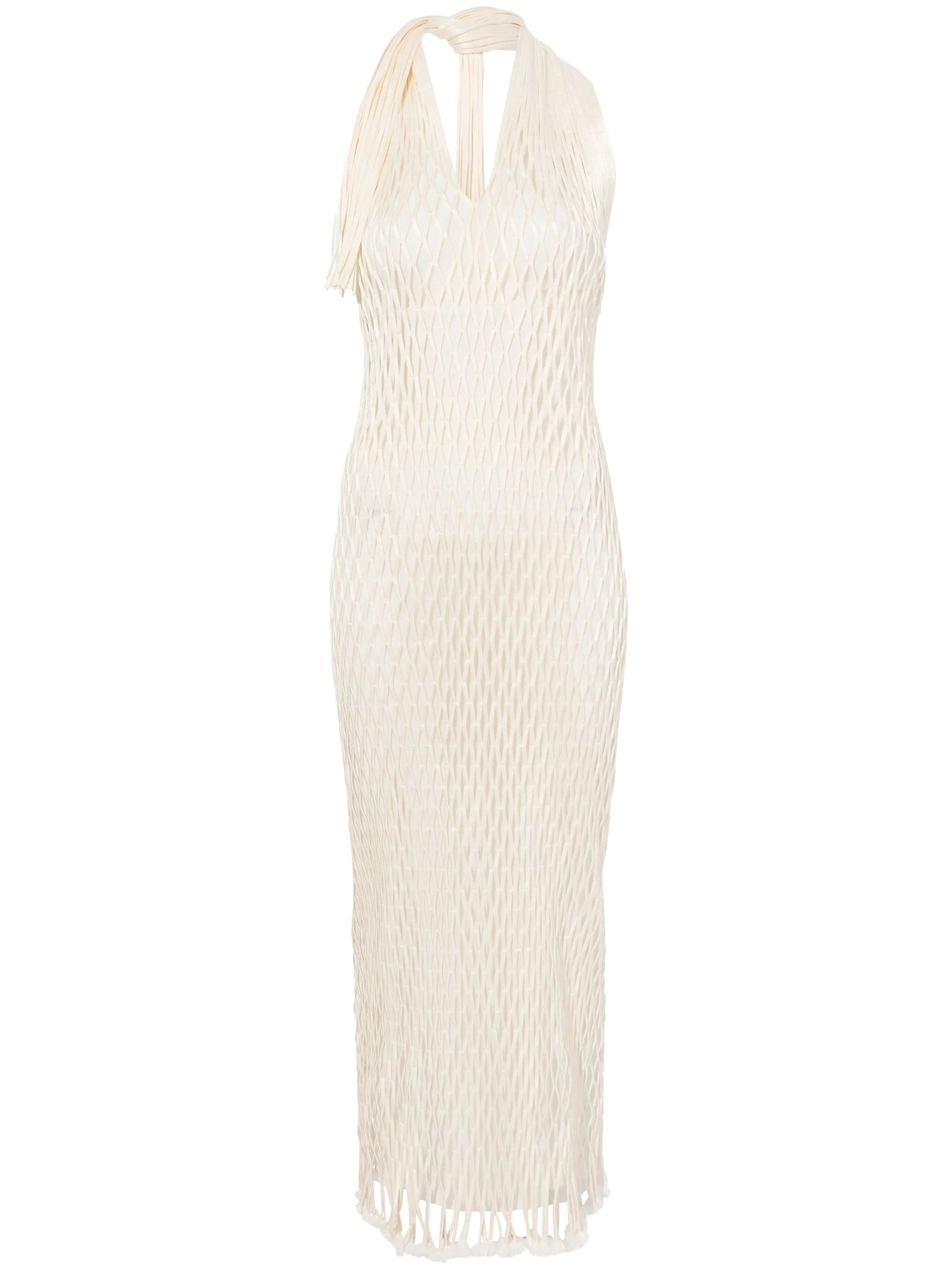 Zora halterneck maxi dress