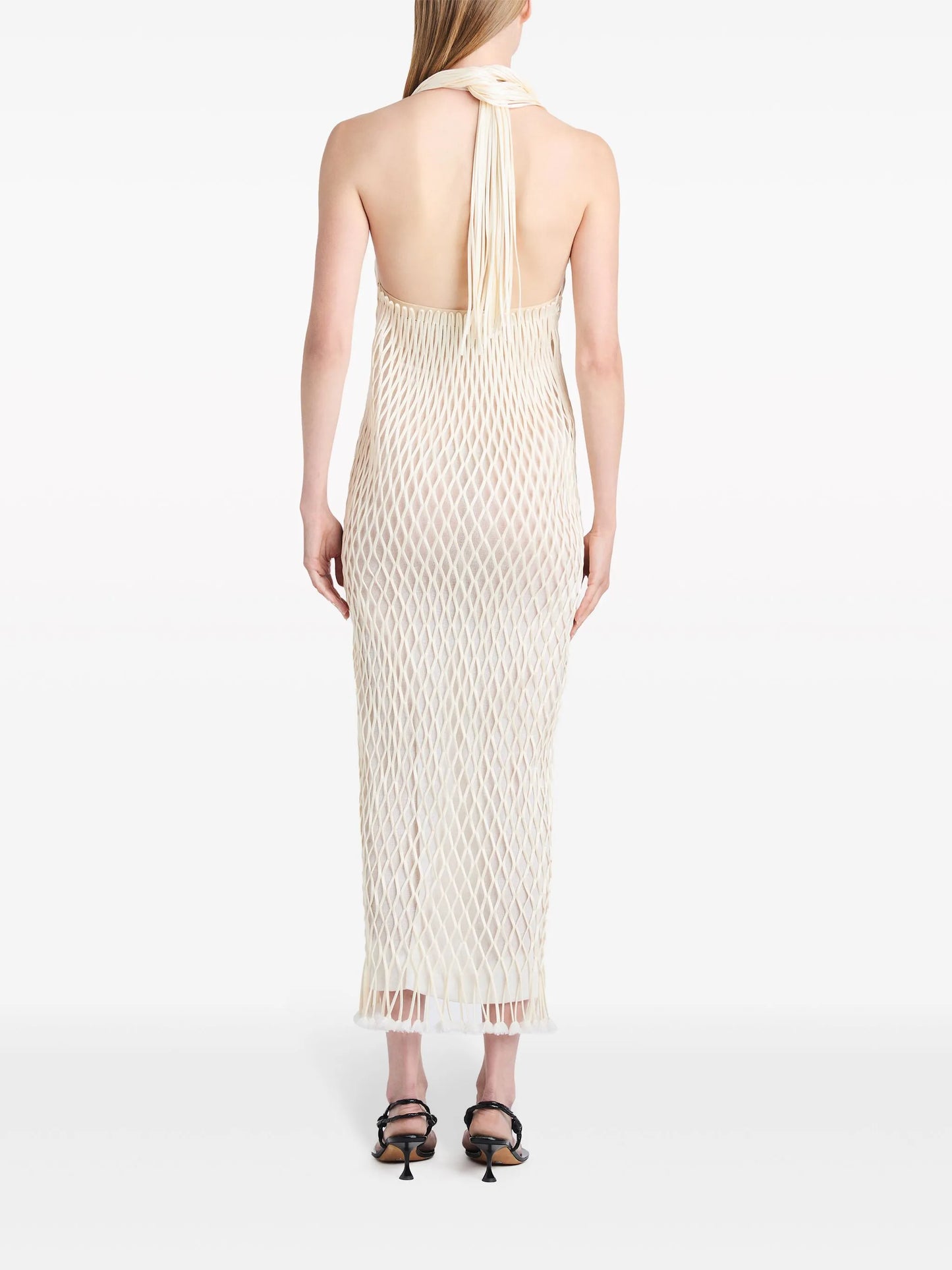 Zora halterneck maxi dress
