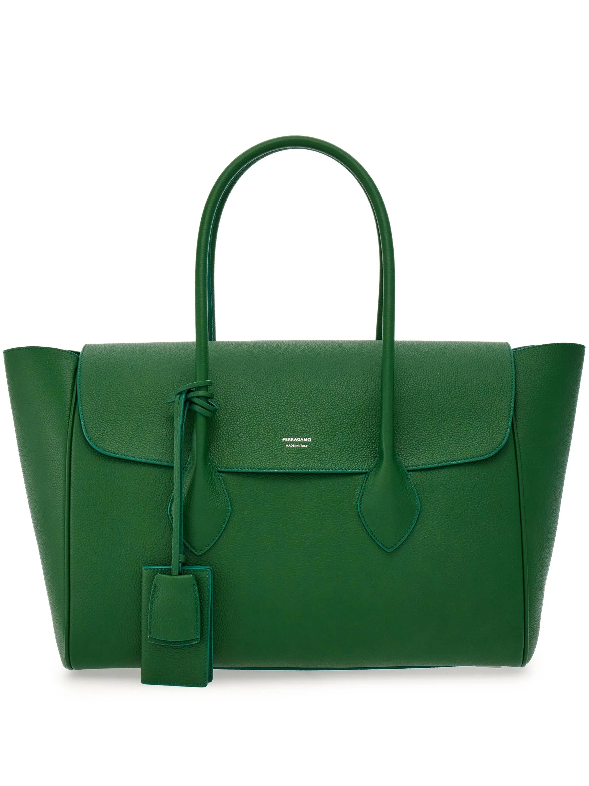 large leather tote bag