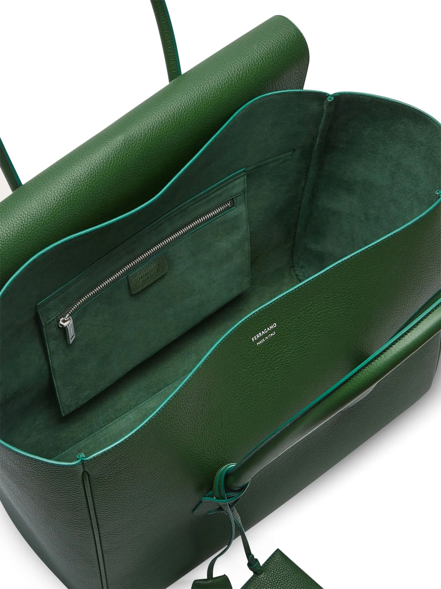 large leather tote bag