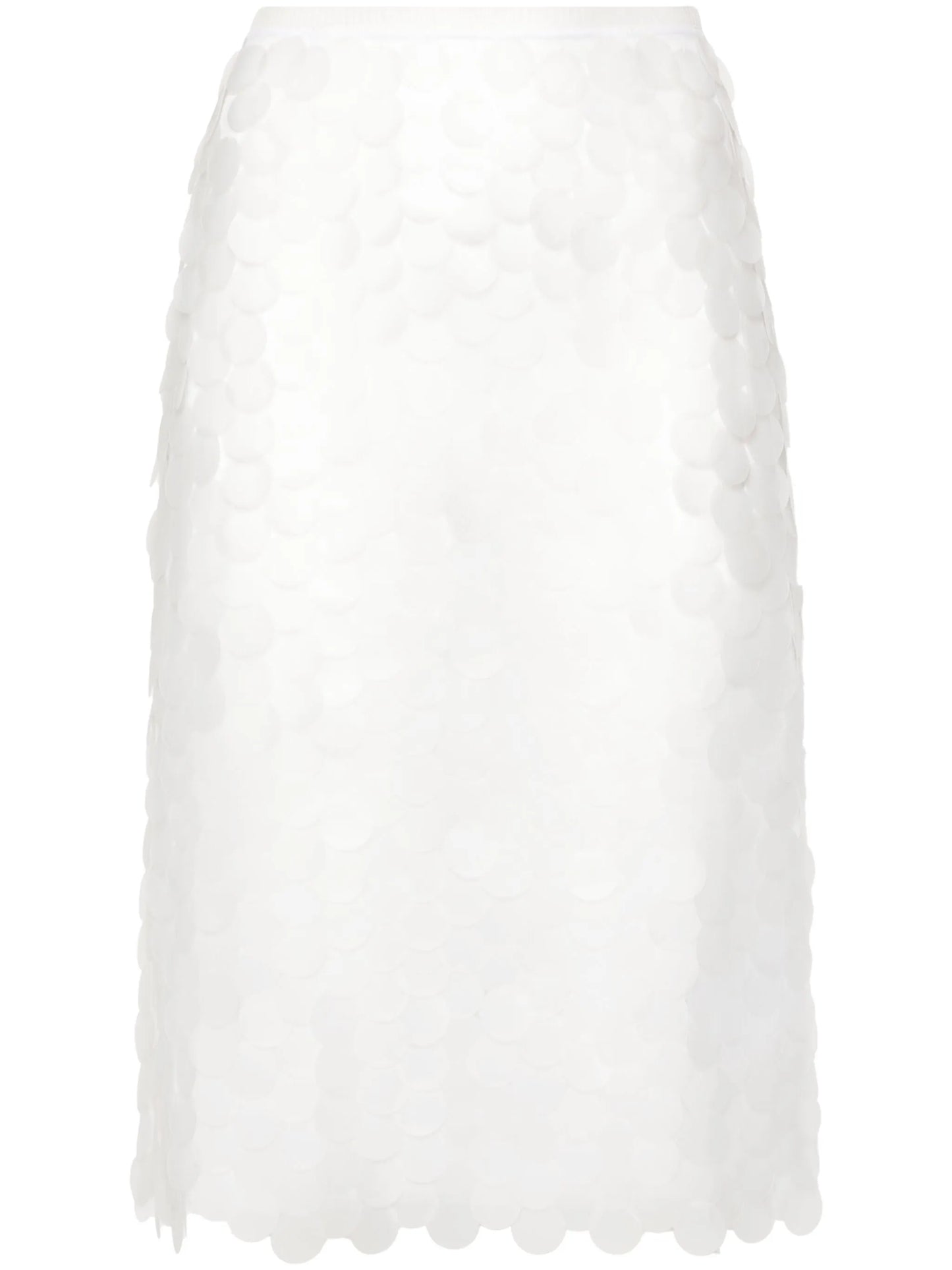 Delta sheer sequined skirt