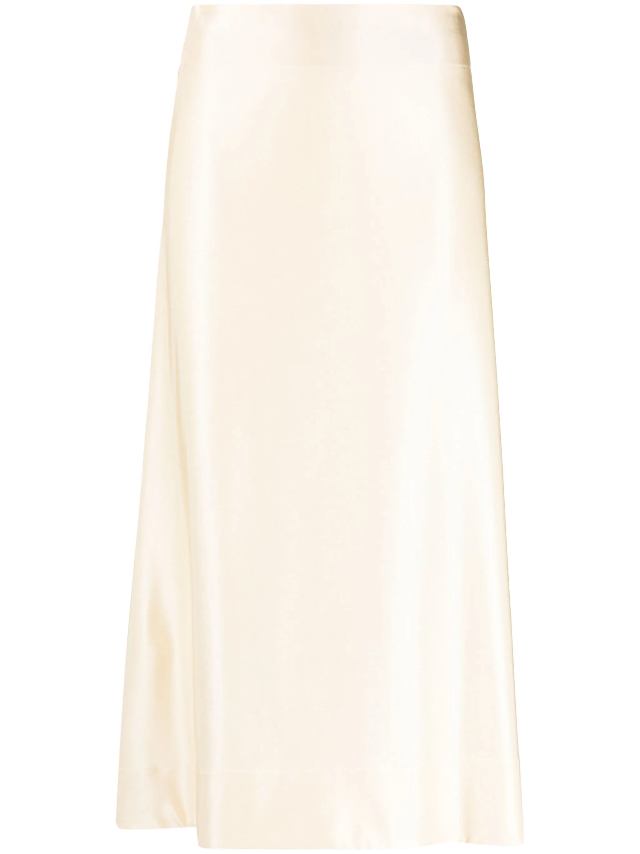 A-line flared midi skirt