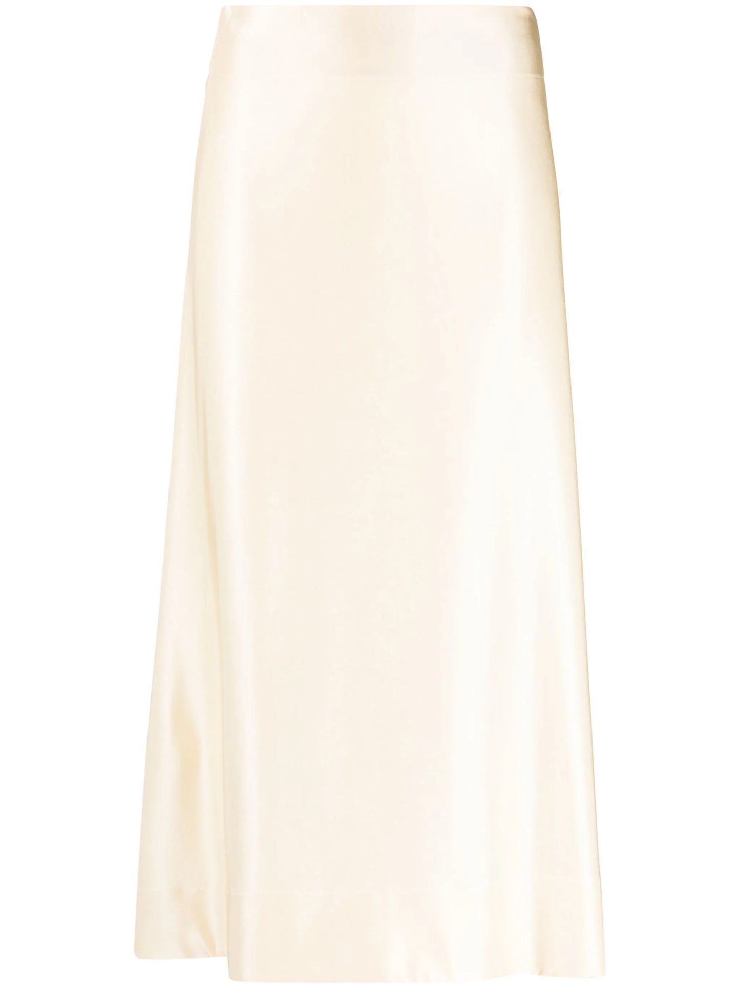 A-line flared midi skirt