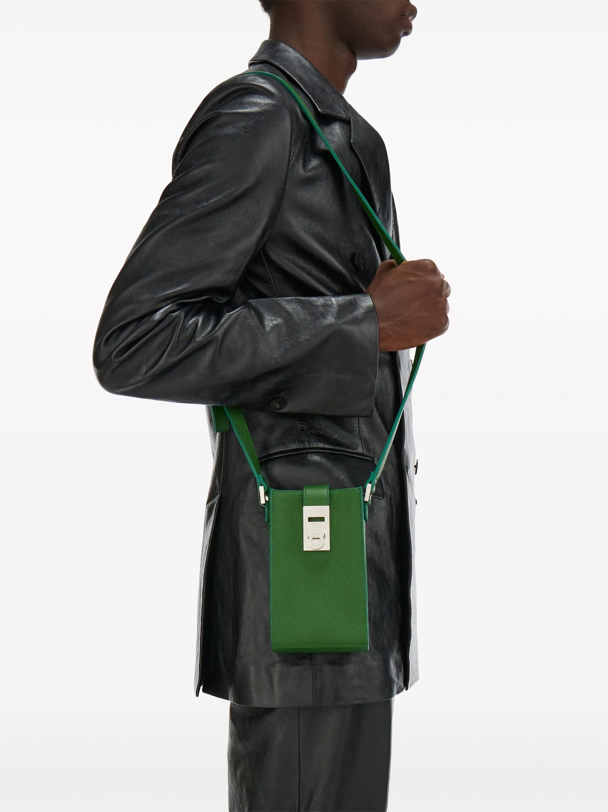 logo-print crossbody bag