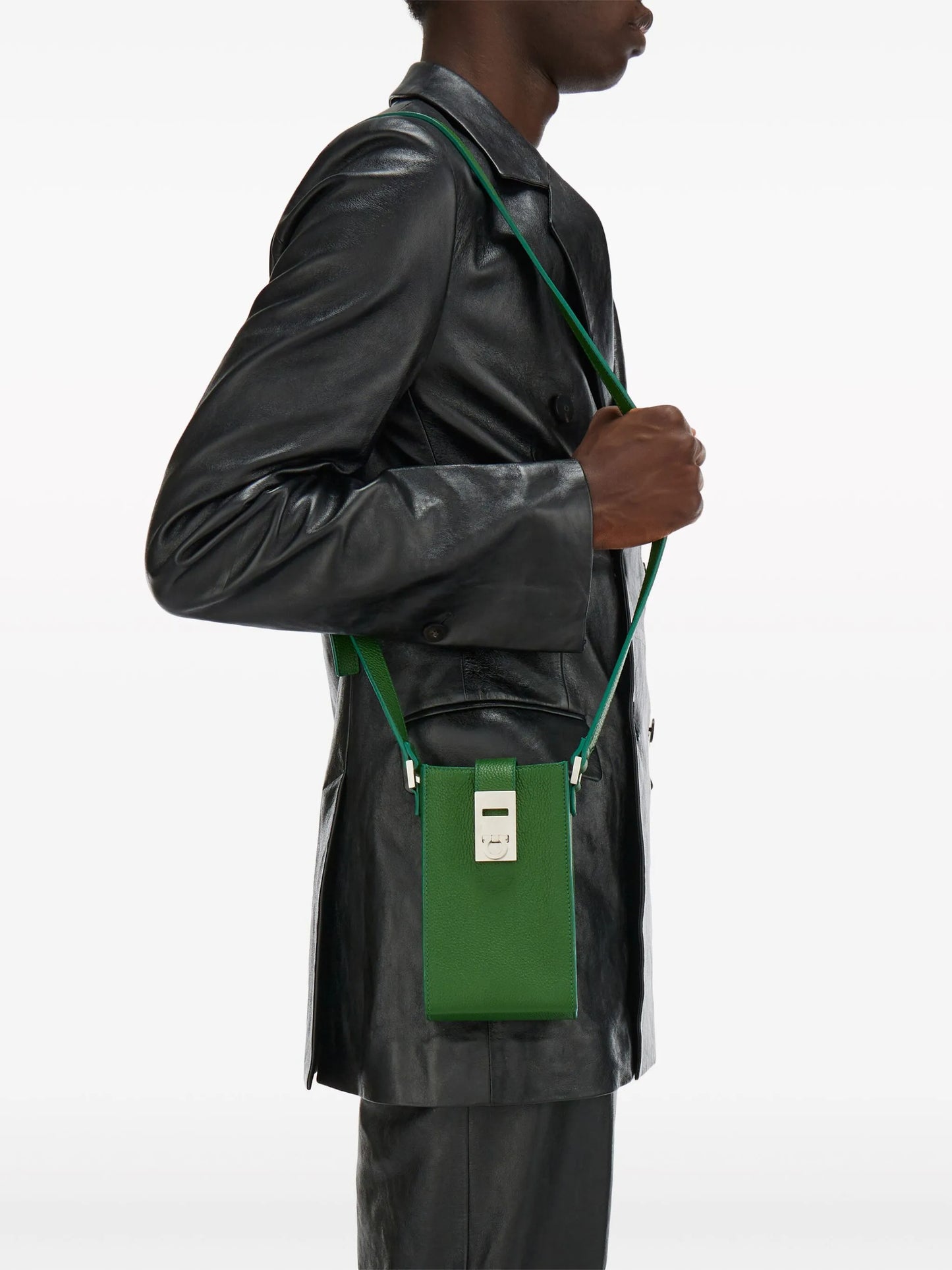 logo-print crossbody bag