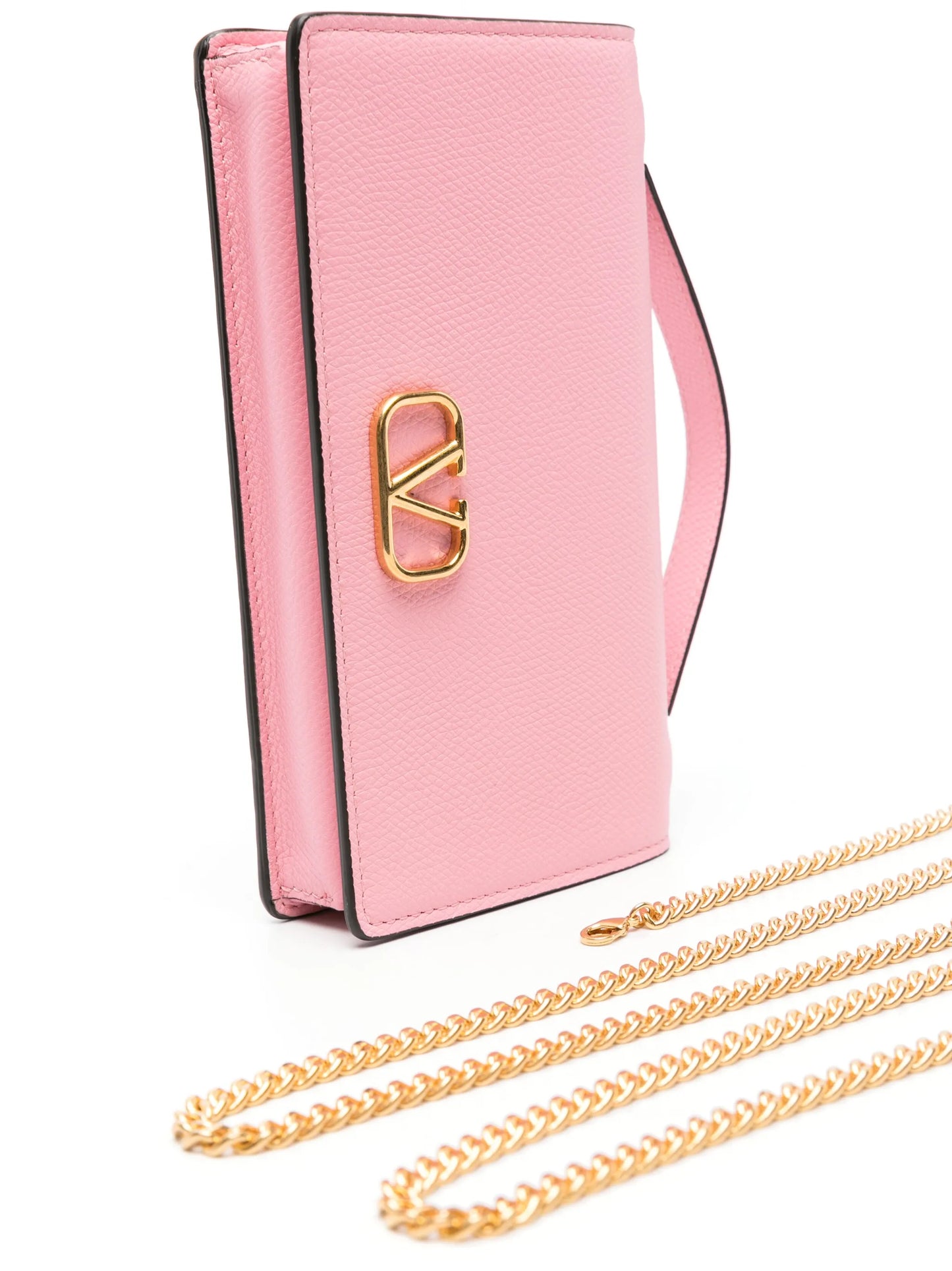 VLogo Signature leather crossbody bag
