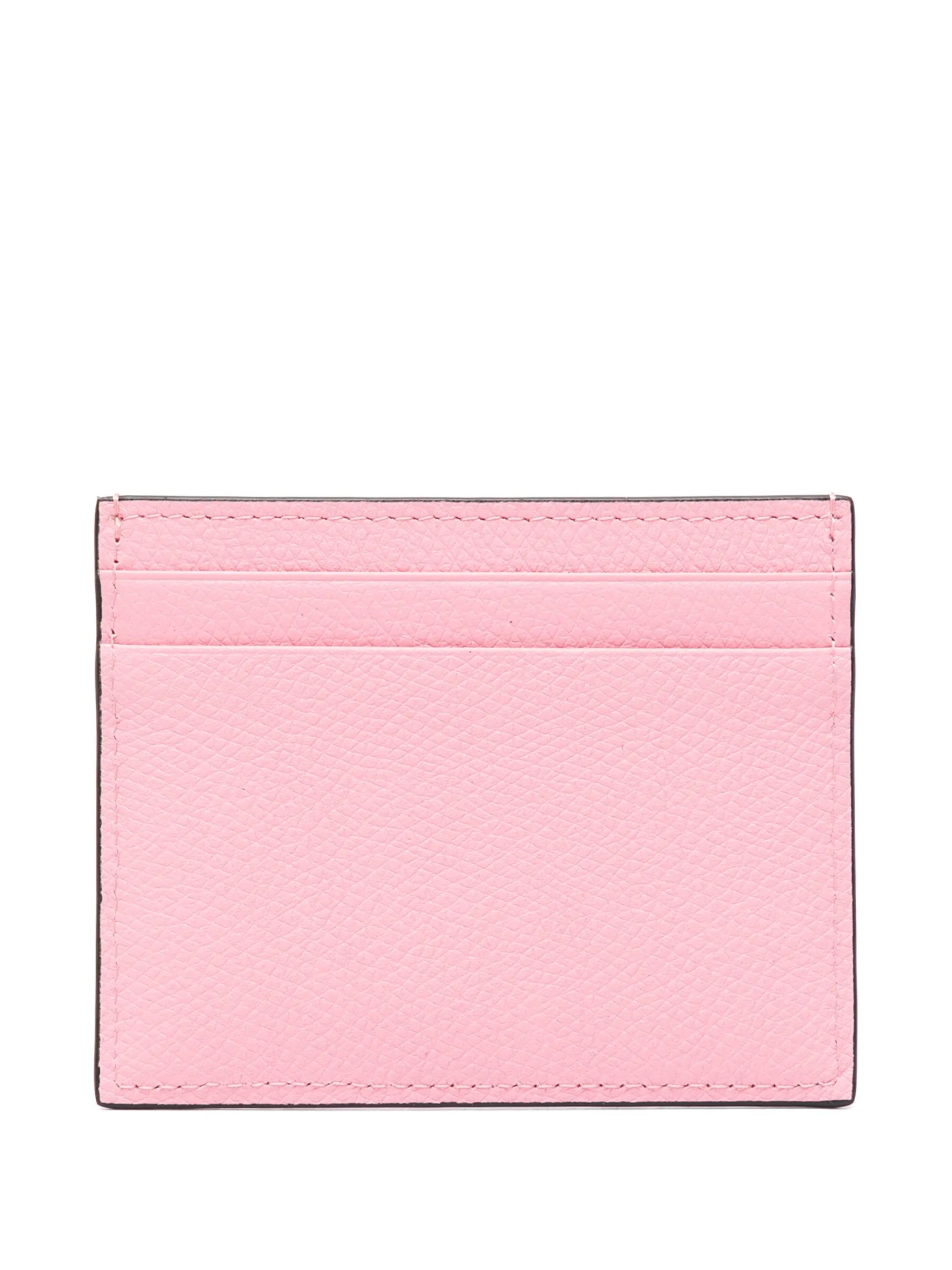 VLogo Signature leather cardholder