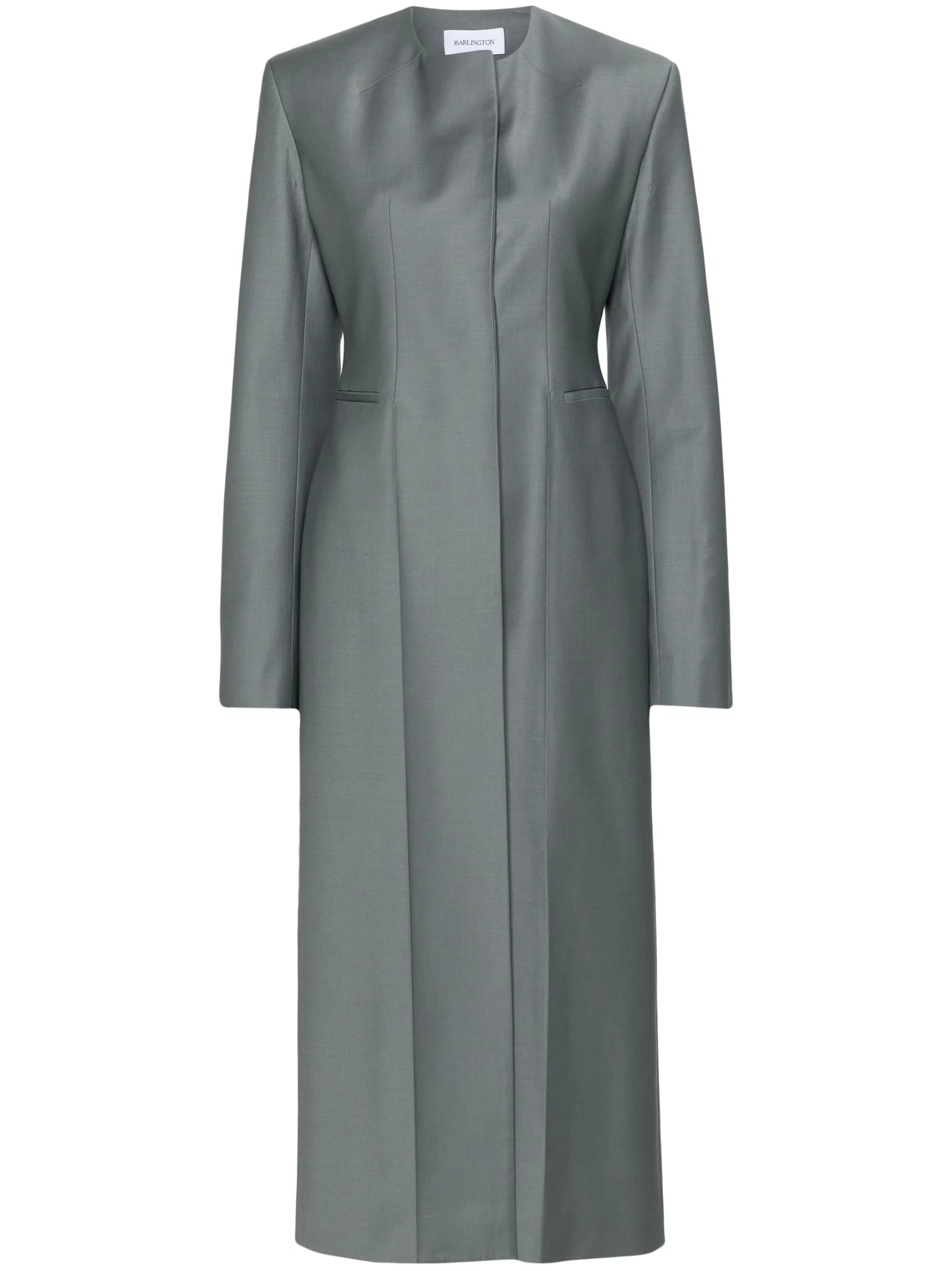 Pertia single-breasted coat