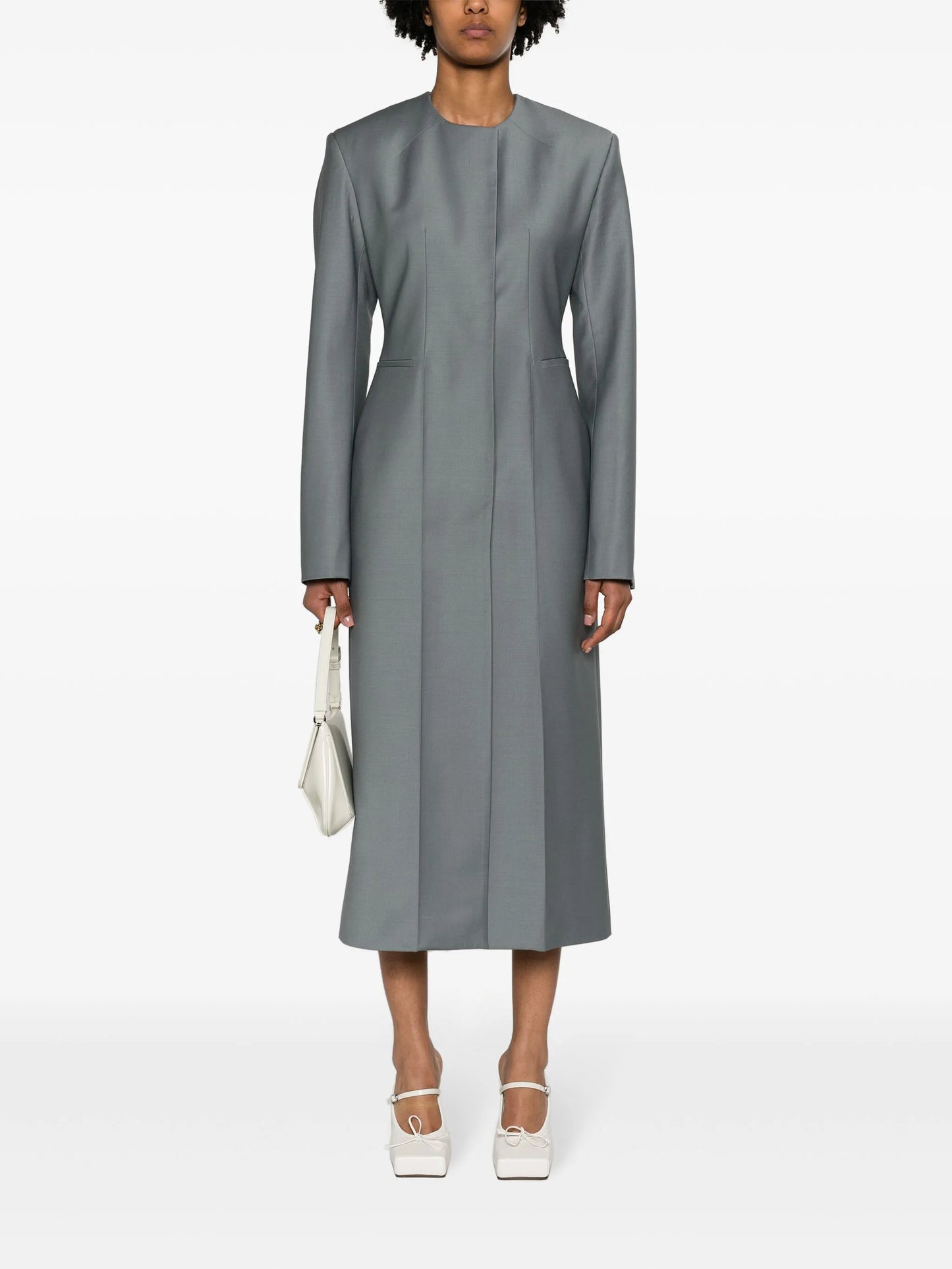 Pertia single-breasted coat