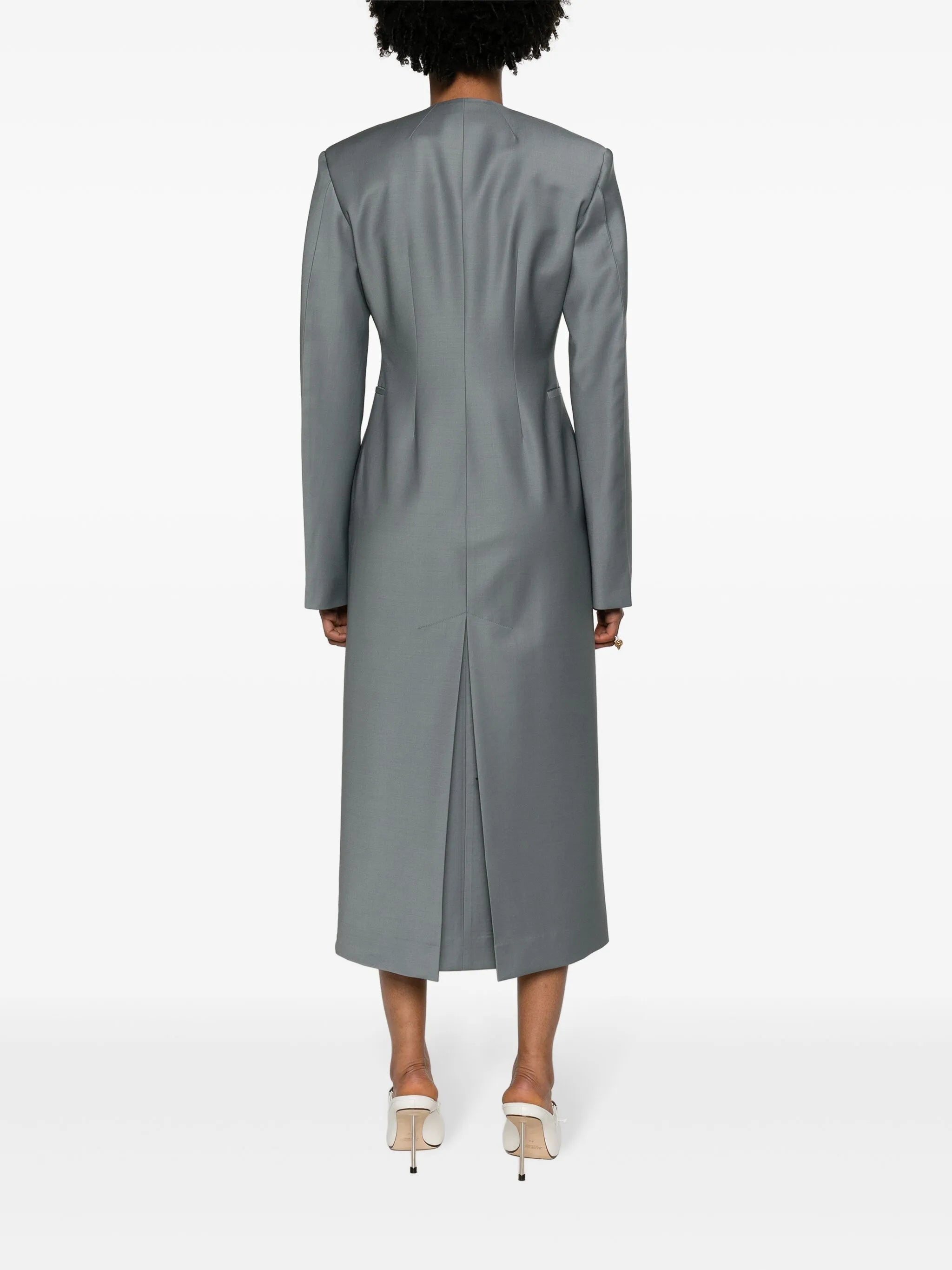 Pertia single-breasted coat