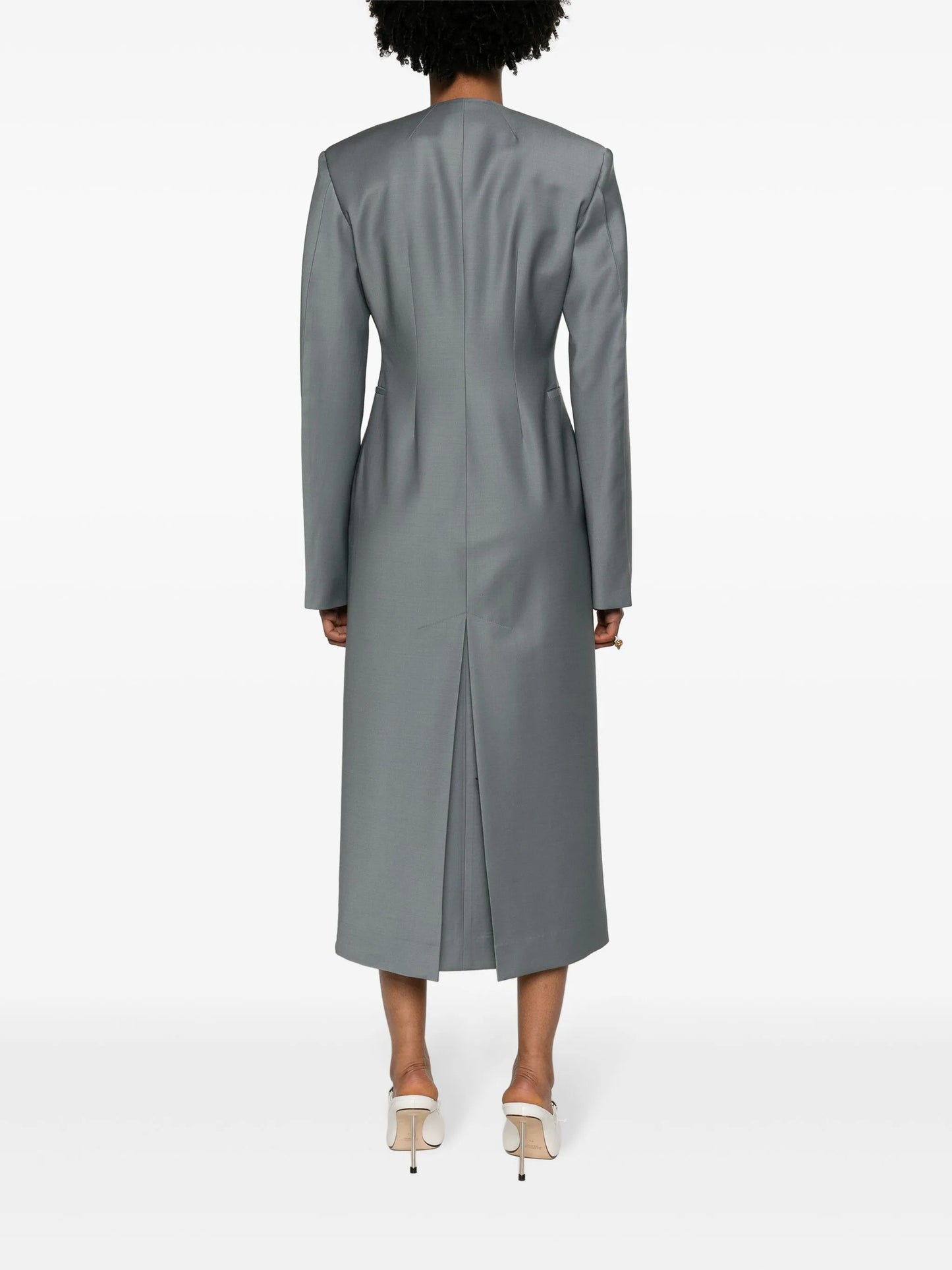Pertia single-breasted coat