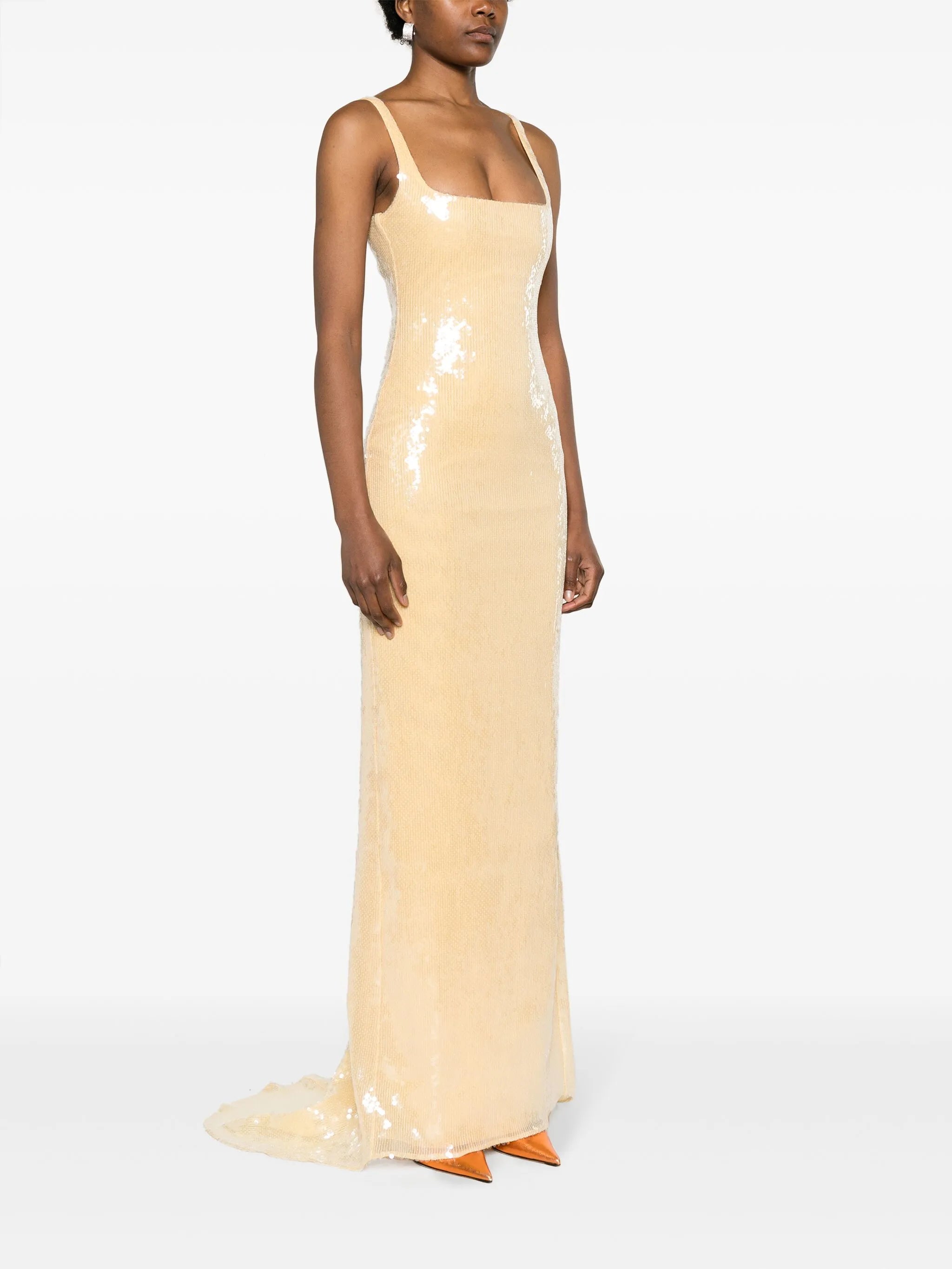 Electra sequin-embellished gown