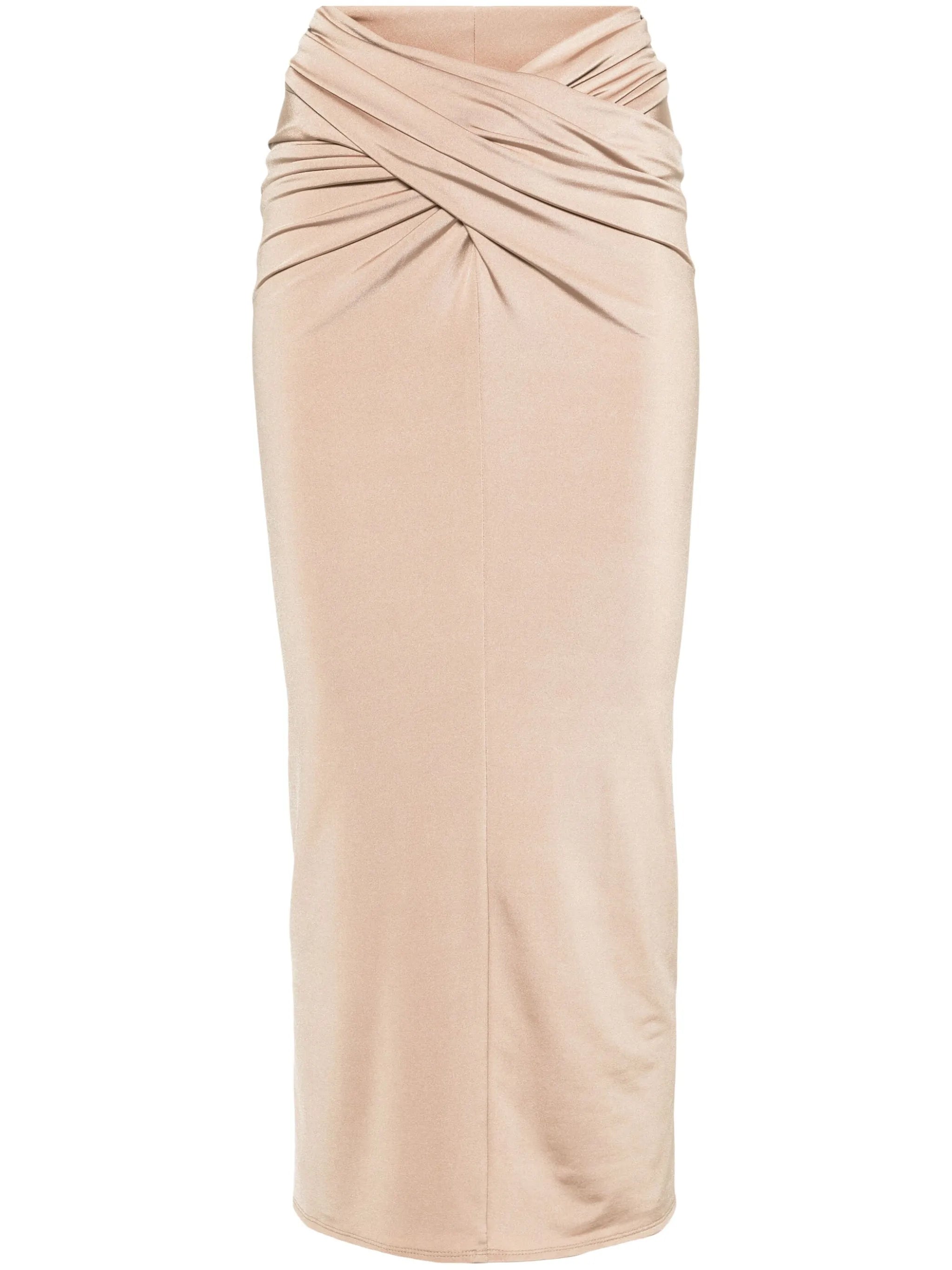 Berretta draped maxi skirt