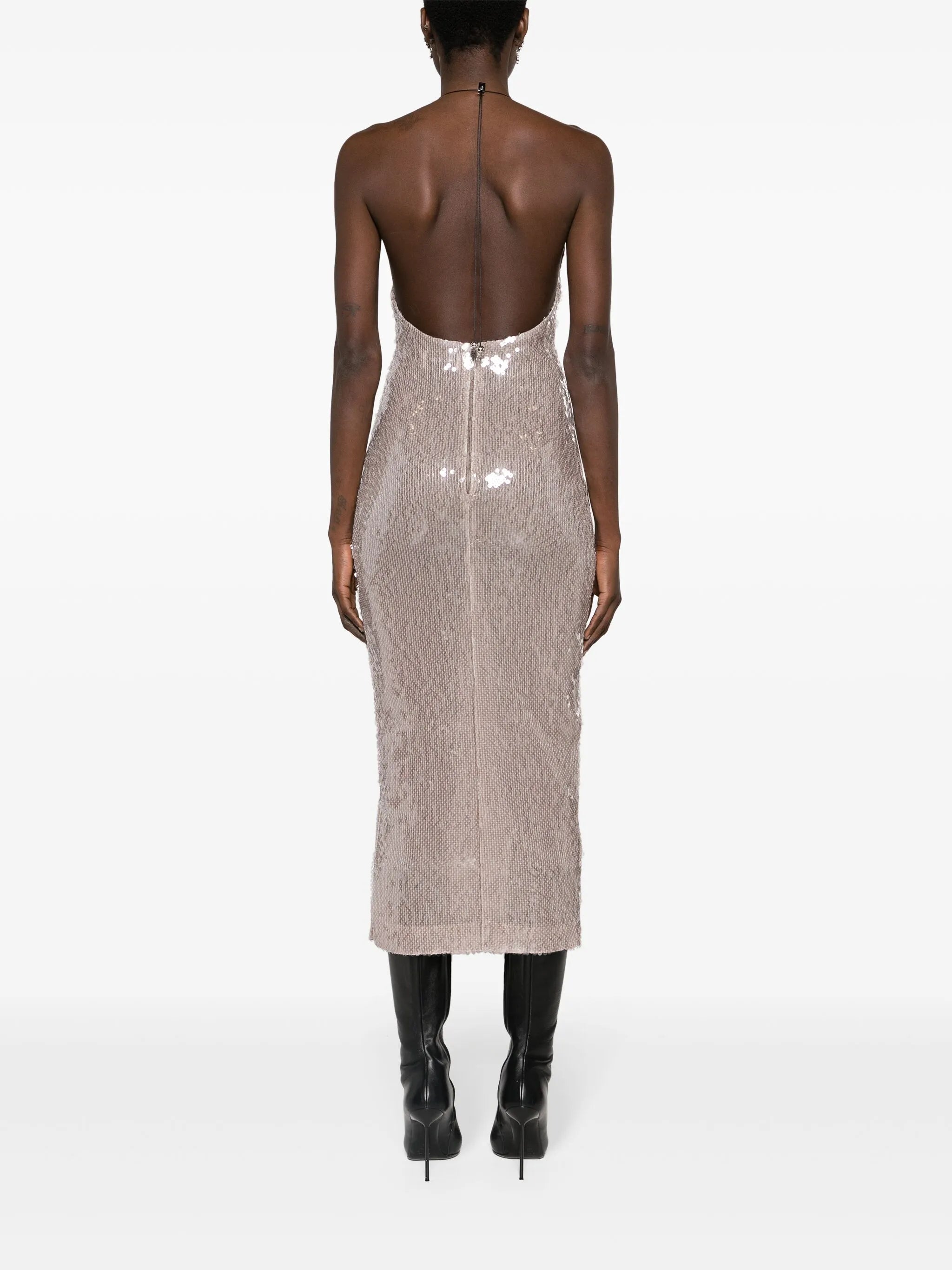 Sola sequinned midi dress
