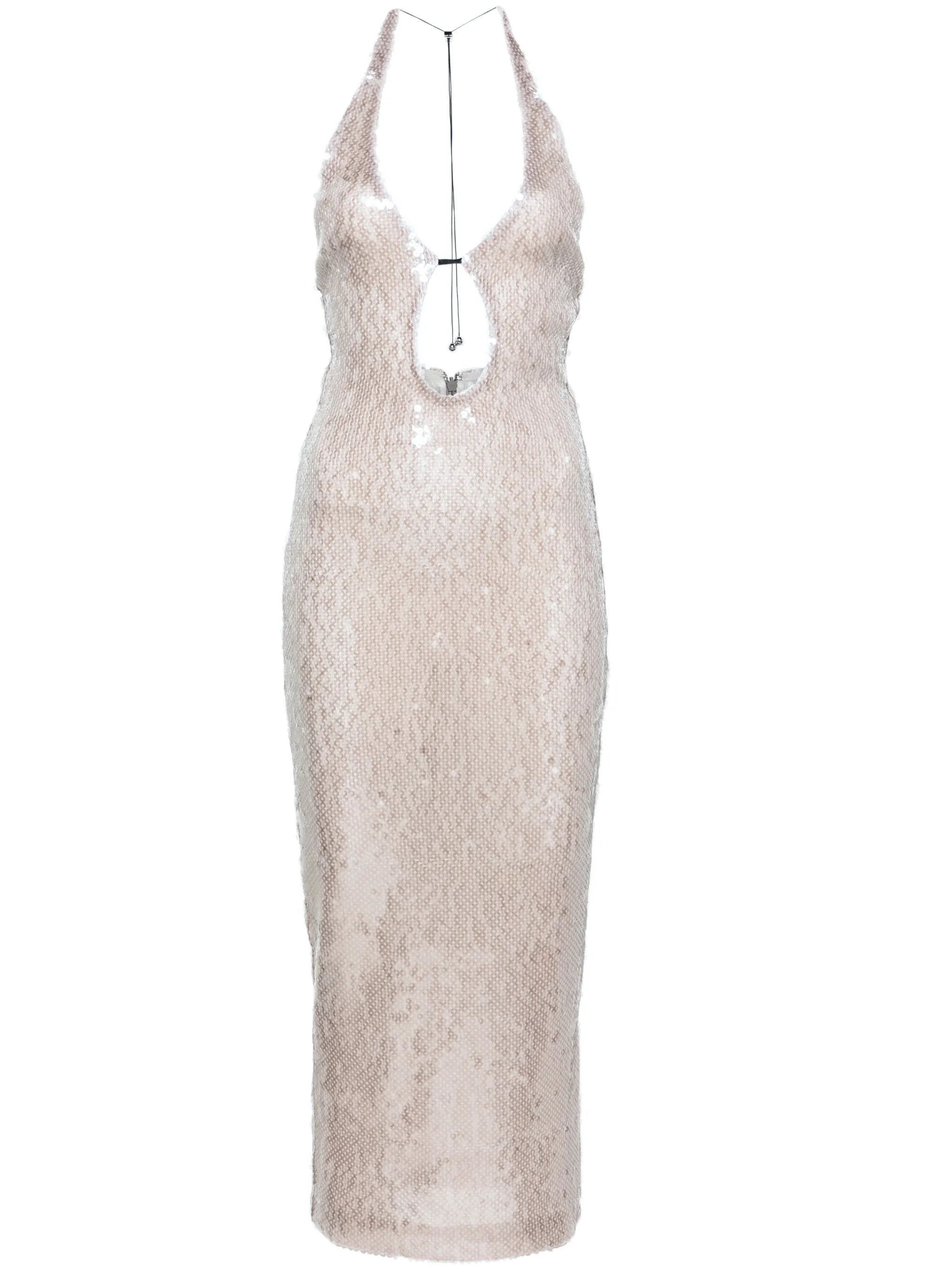 Sola sequinned midi dress